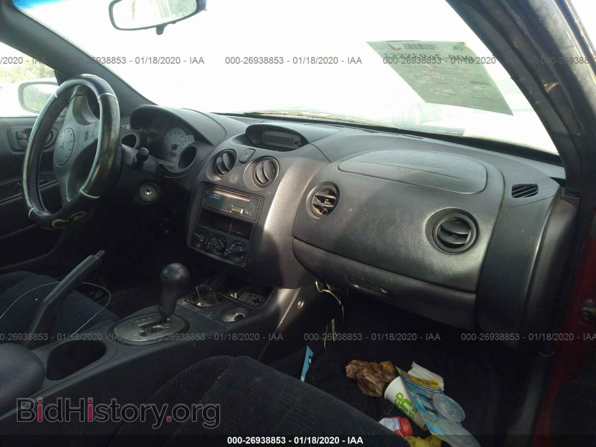 2001 MITSUBISHI ECLIPSE - VIN: 4A3AC84H61E224286 - Фото 5