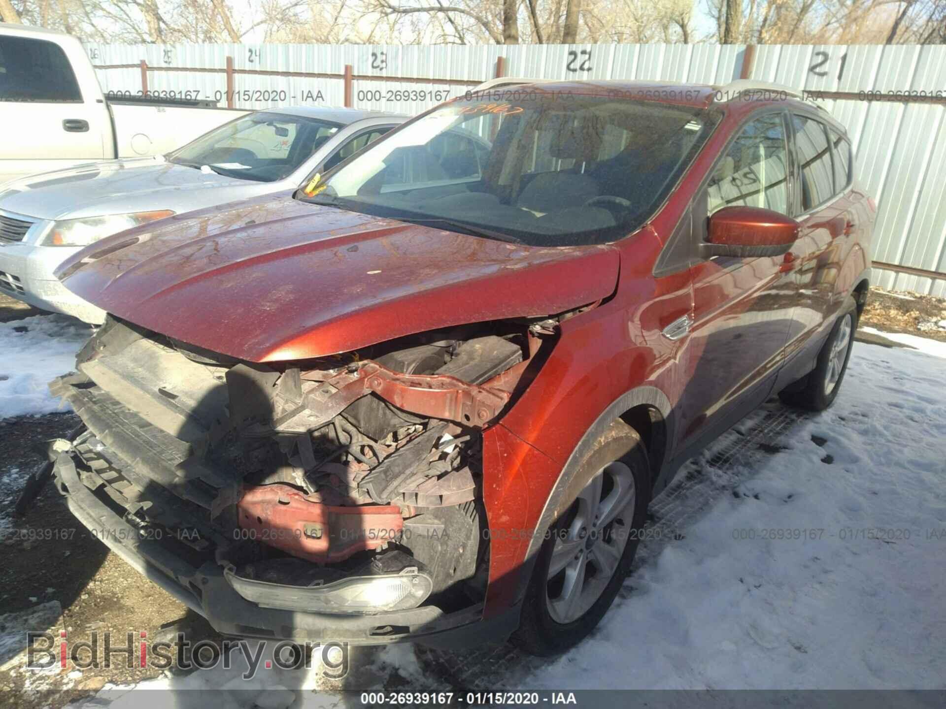 2014 FORD ESCAPE - VIN: 1FMCU0GX8EUD26077 - Photo 2