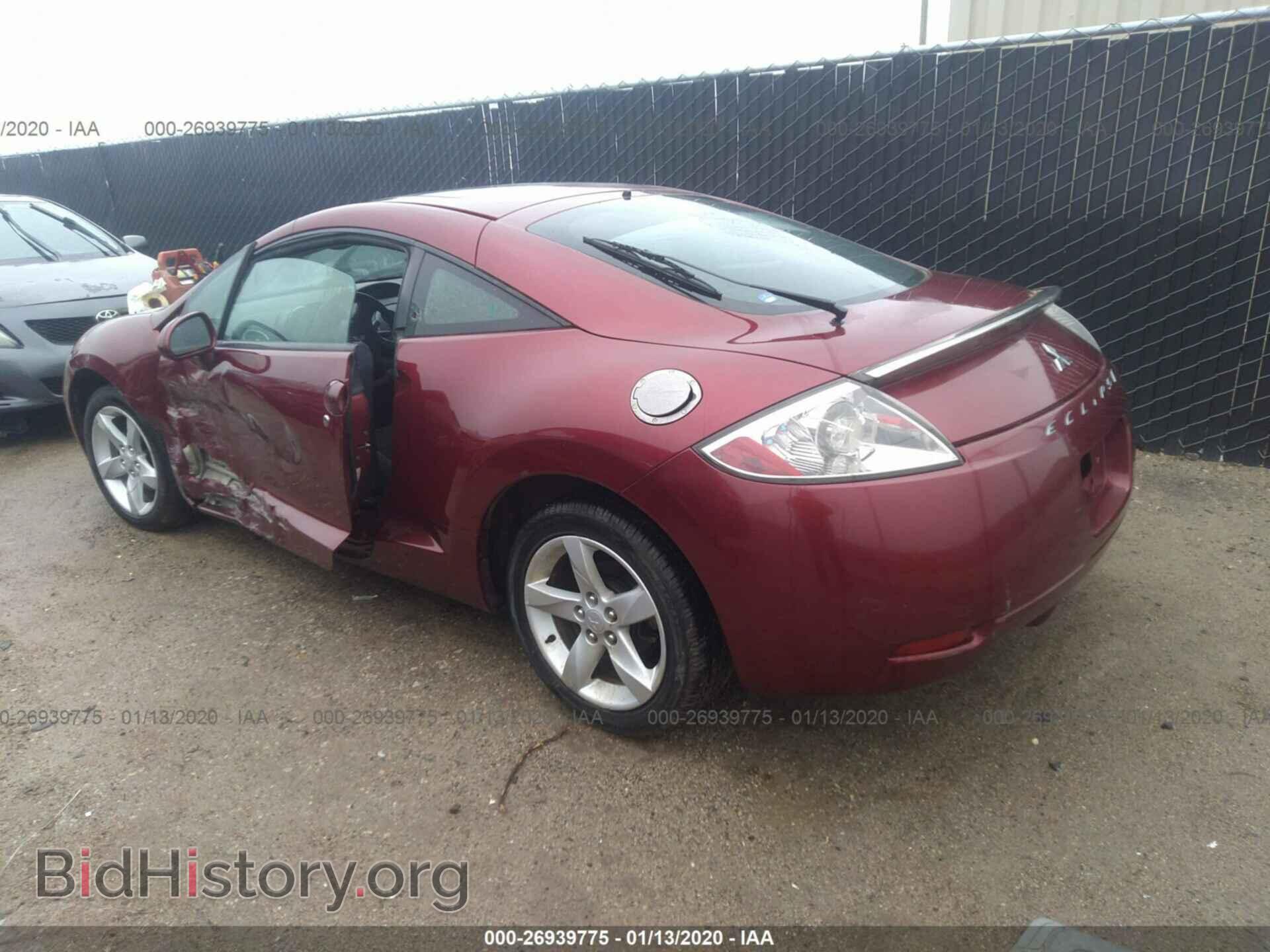 2006 MITSUBISHI ECLIPSE - VIN: 4A3AK24F86E044779 - Фото 3
