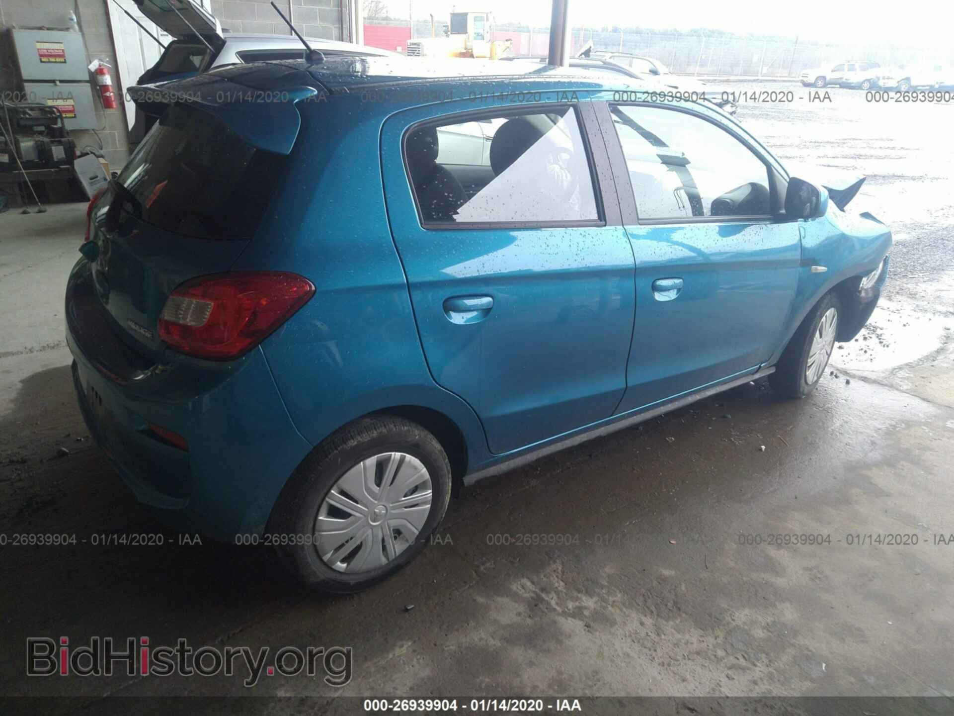2019 MITSUBISHI MIRAGE - VIN: ML32A3HJ1KH001377 - Фото 4