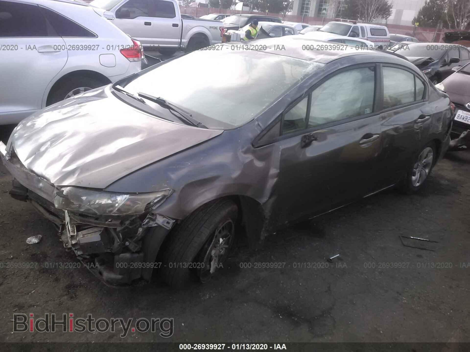2013 HONDA CIVIC - VIN: 19XFB2F55DE283236 - Фото 2