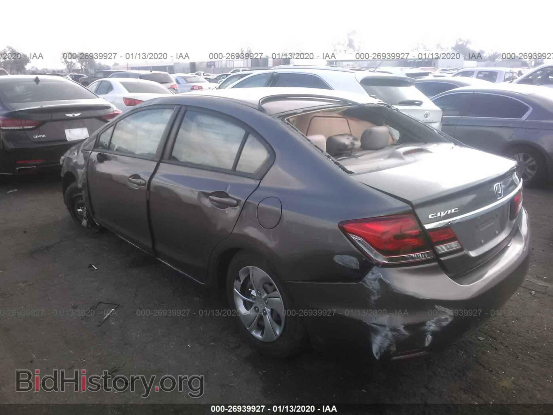 2013 HONDA CIVIC - VIN: 19XFB2F55DE283236 - Фото 3