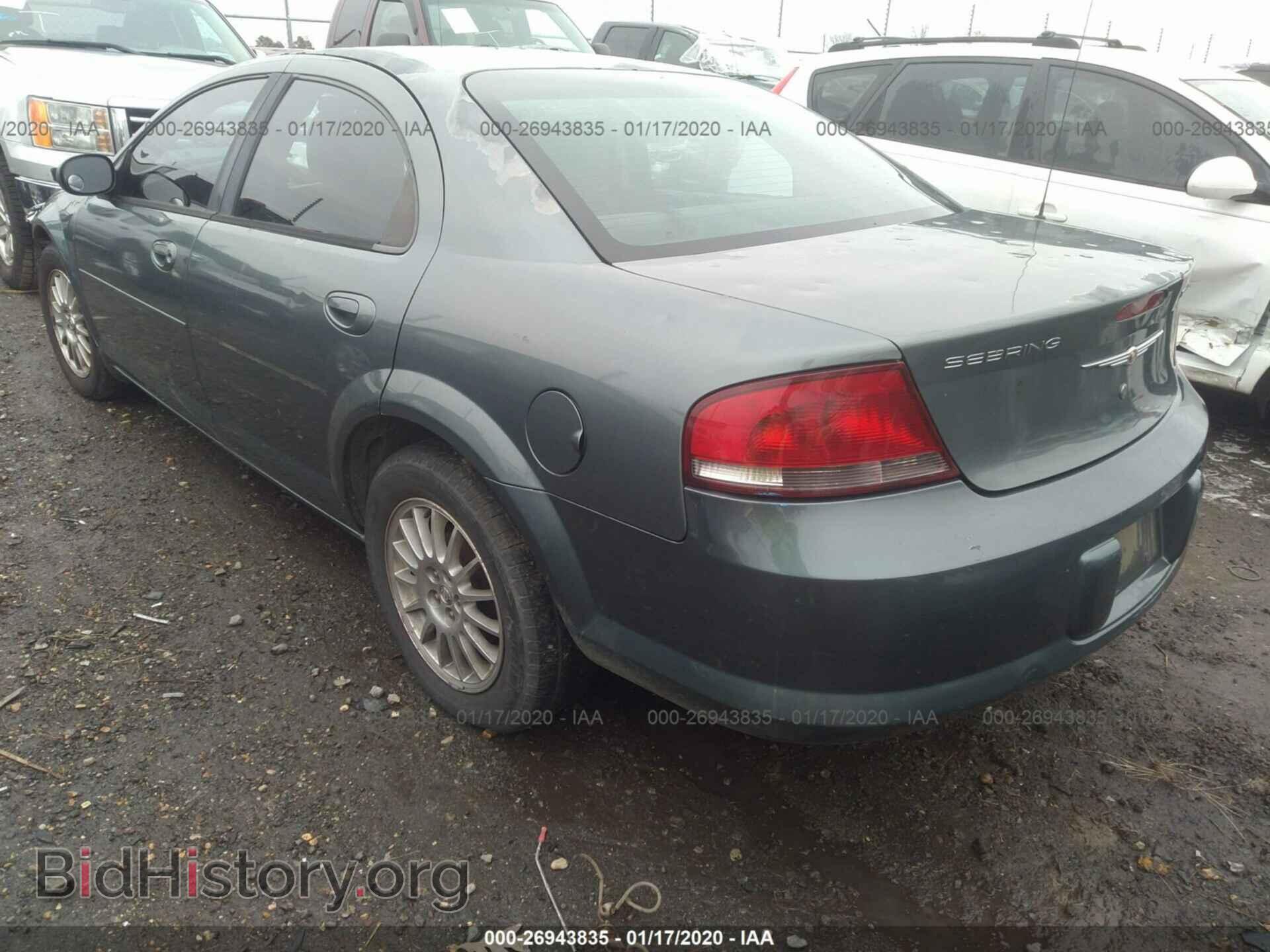 2005 CHRYSLER SEBRING - VIN: 1C3EL56R55N603380 - Фото 3