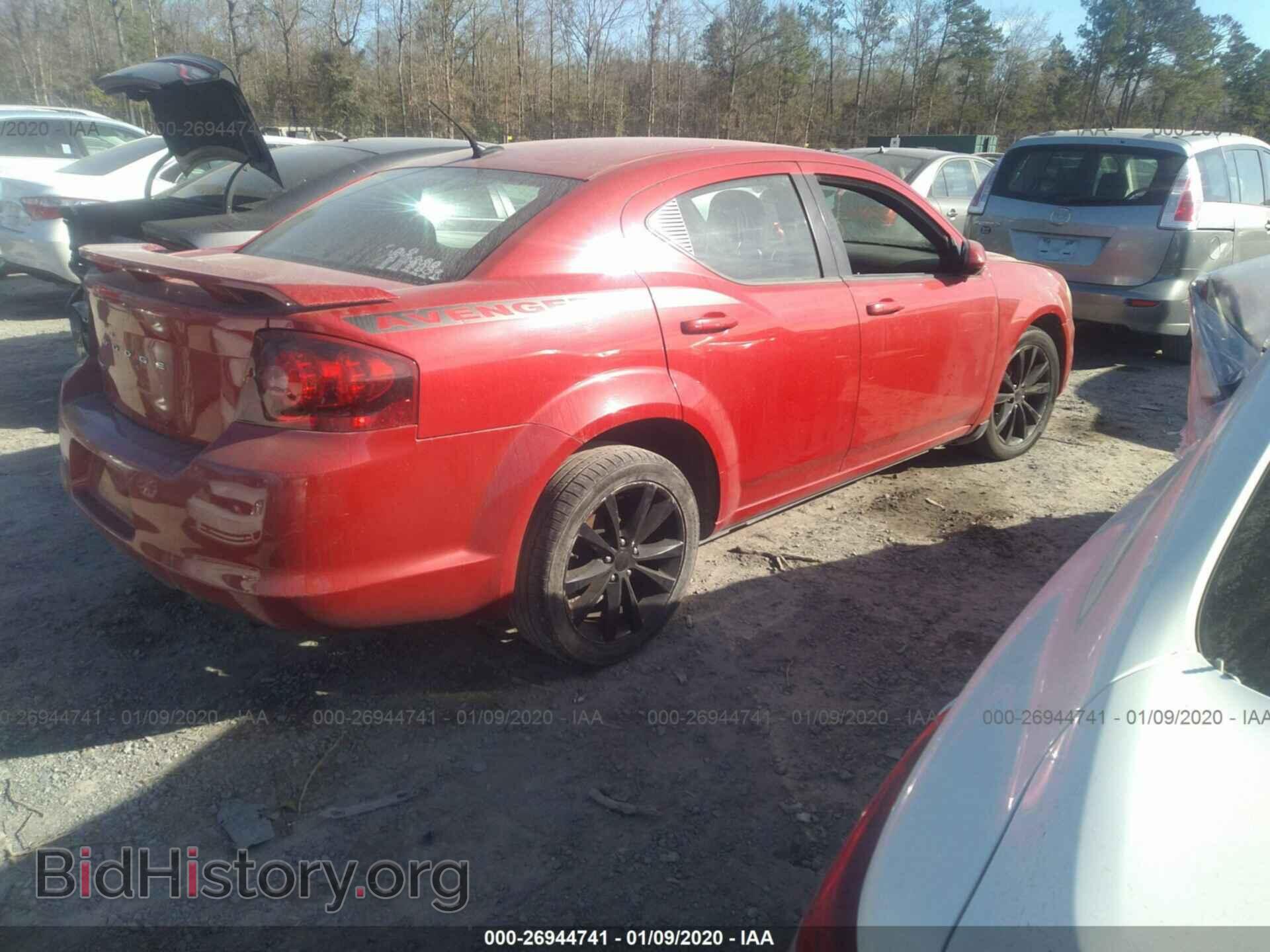 2013 DODGE AVENGER - VIN: 1C3CDZCB5DN664357 - Фото 4