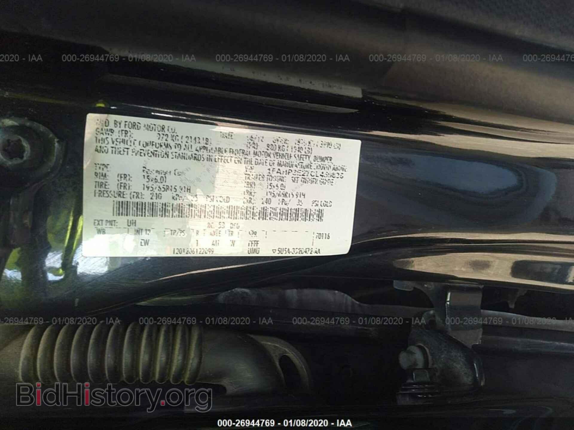 2012 FORD FOCUS - VIN: 1FAHP3E27CL450635 - Фото 9