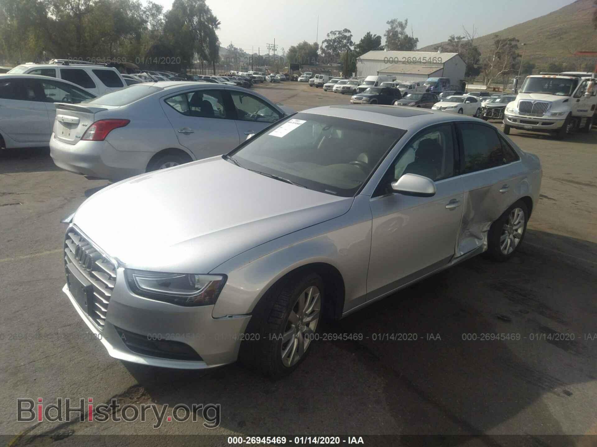 2013 AUDI A4 - VIN: WAUAFAFL4DN032935 - Photo 2