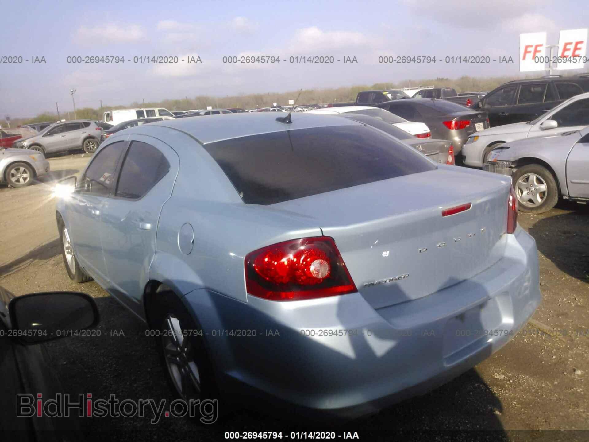 2013 DODGE AVENGER - VIN: 1C3CDZCG4DN663843 - Фото 3
