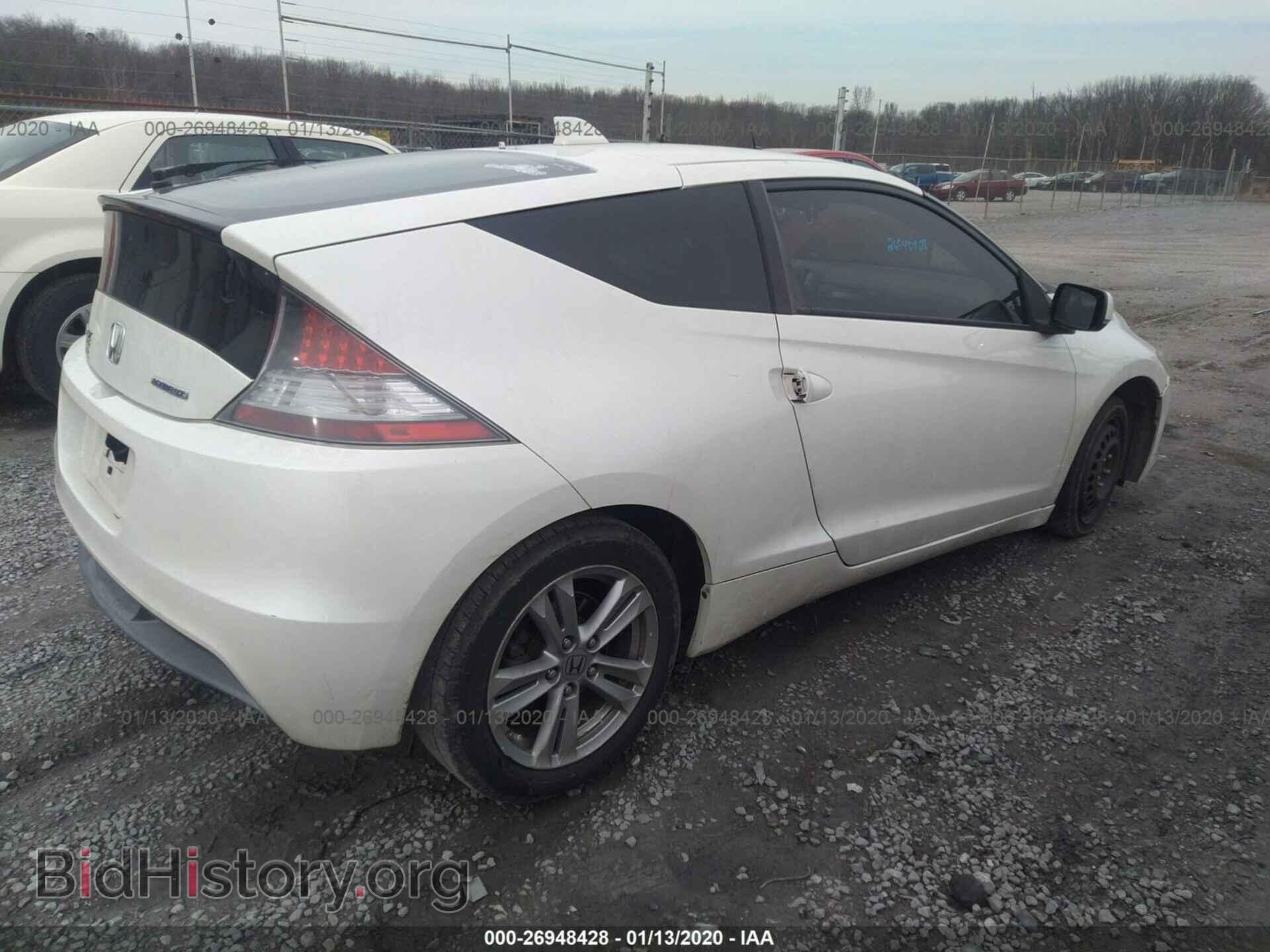 2011 HONDA CR-Z - VIN: JHMZF1D64BS013768 - Фото 4