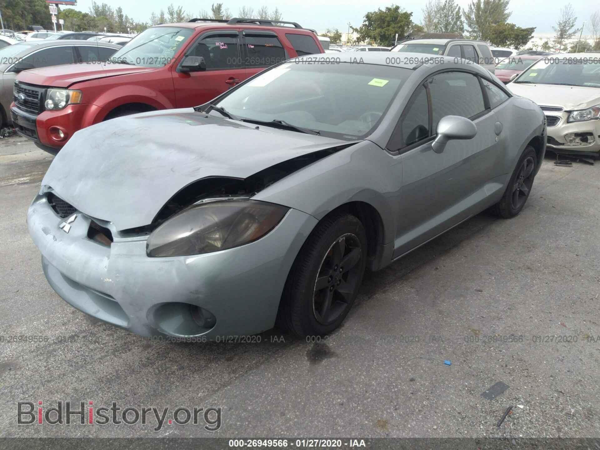 2007 MITSUBISHI ECLIPSE - VIN: 4A3AK24F87E017065 - Фото 2