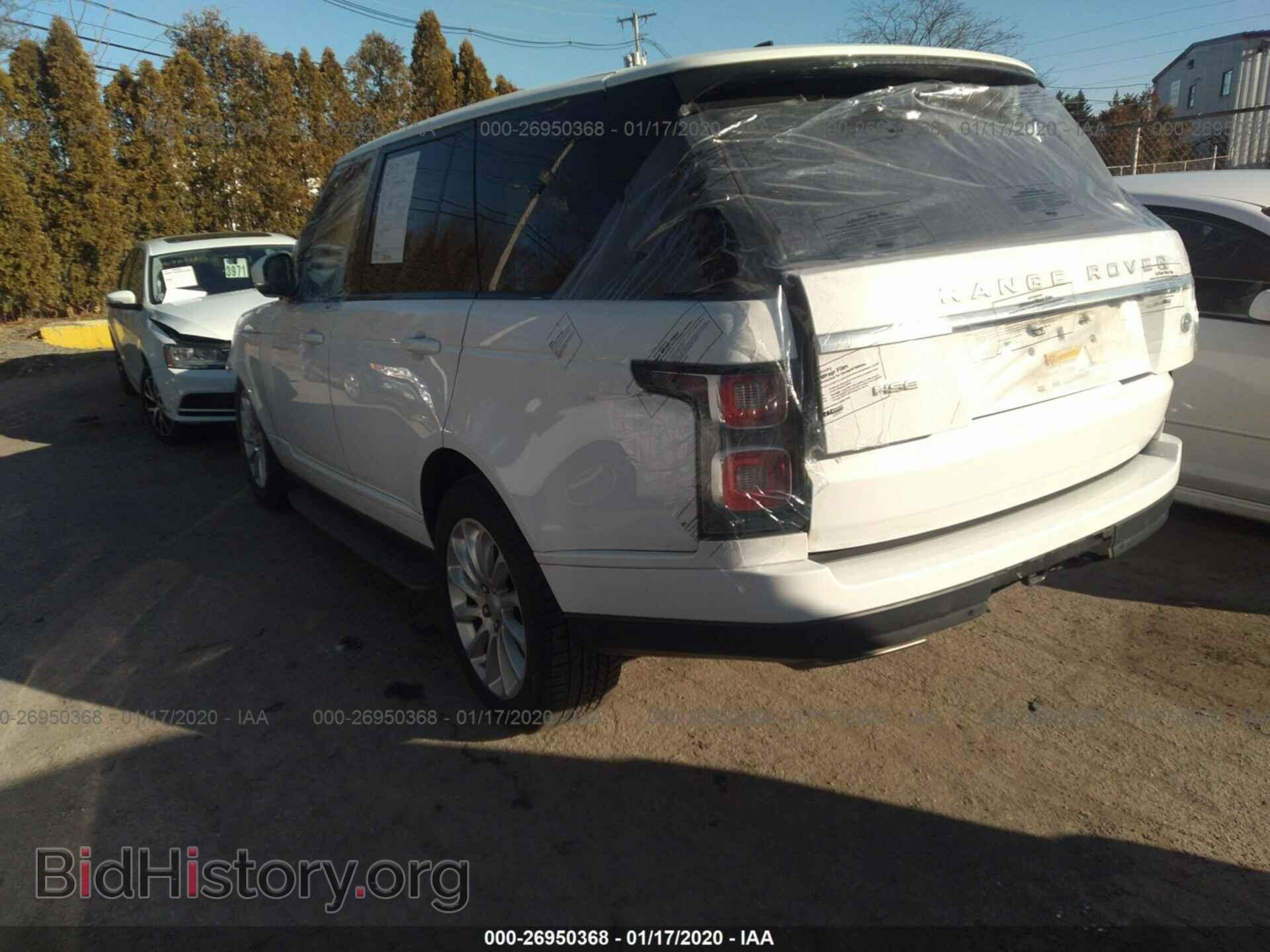 2019 LAND ROVER RANGE ROVER - VIN: SALGS2SV5KA539541 - Фото 3