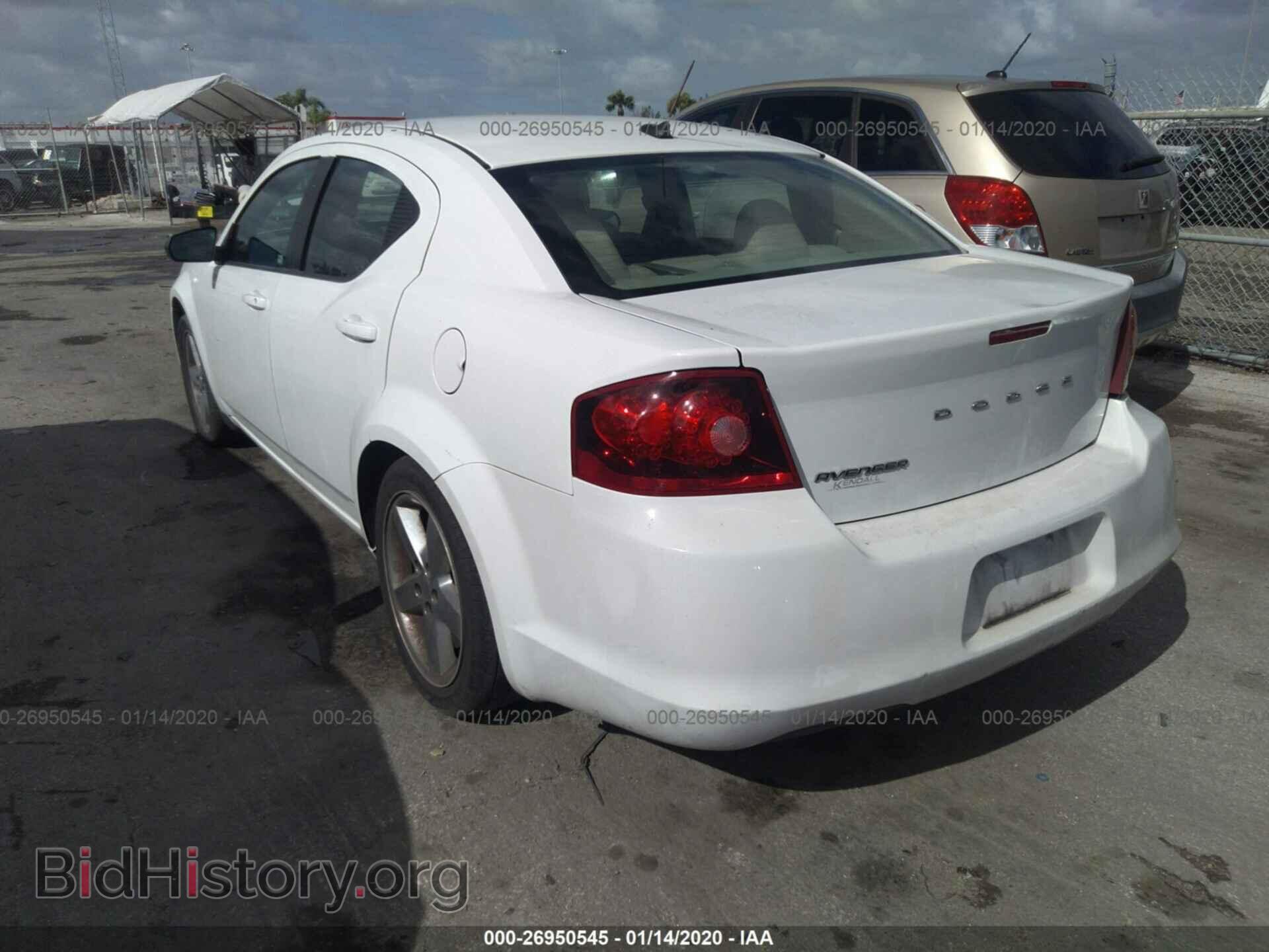 2014 DODGE AVENGER - VIN: 1C3CDZAB6EN129378 - Фото 3