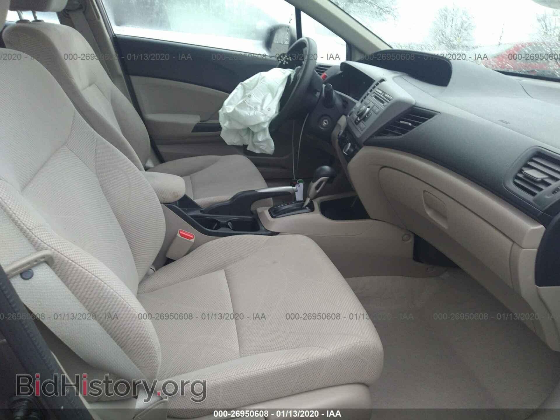 2012 HONDA CIVIC - VIN: 19XFB2F5XCE378132 - Фото 5