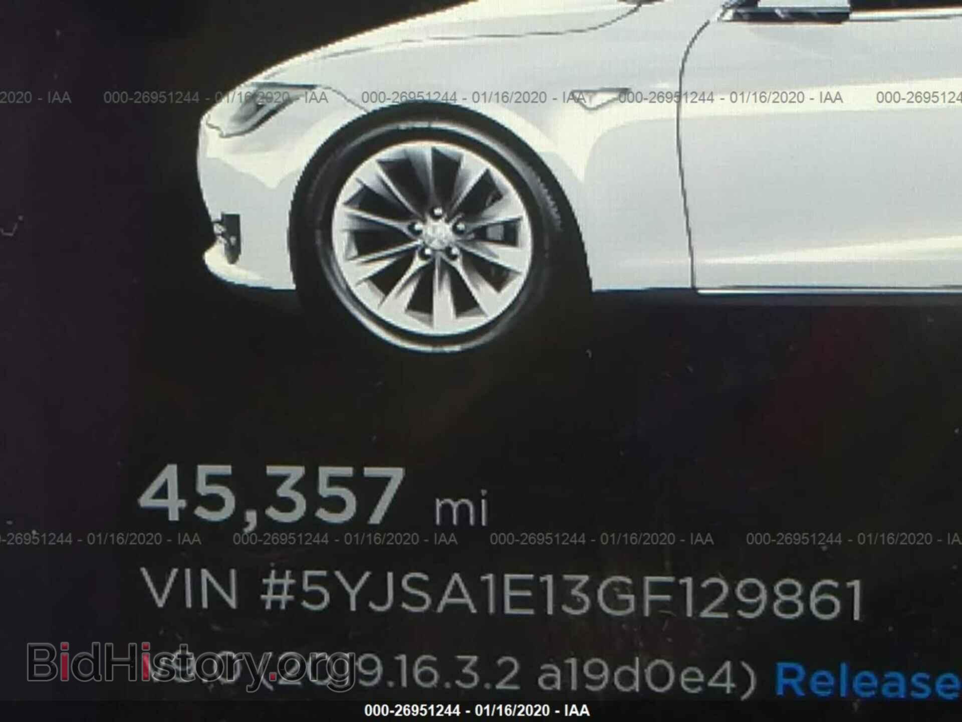2016 TESLA MODEL S - VIN: 5YJSA1E13GF129861 - Фото 7