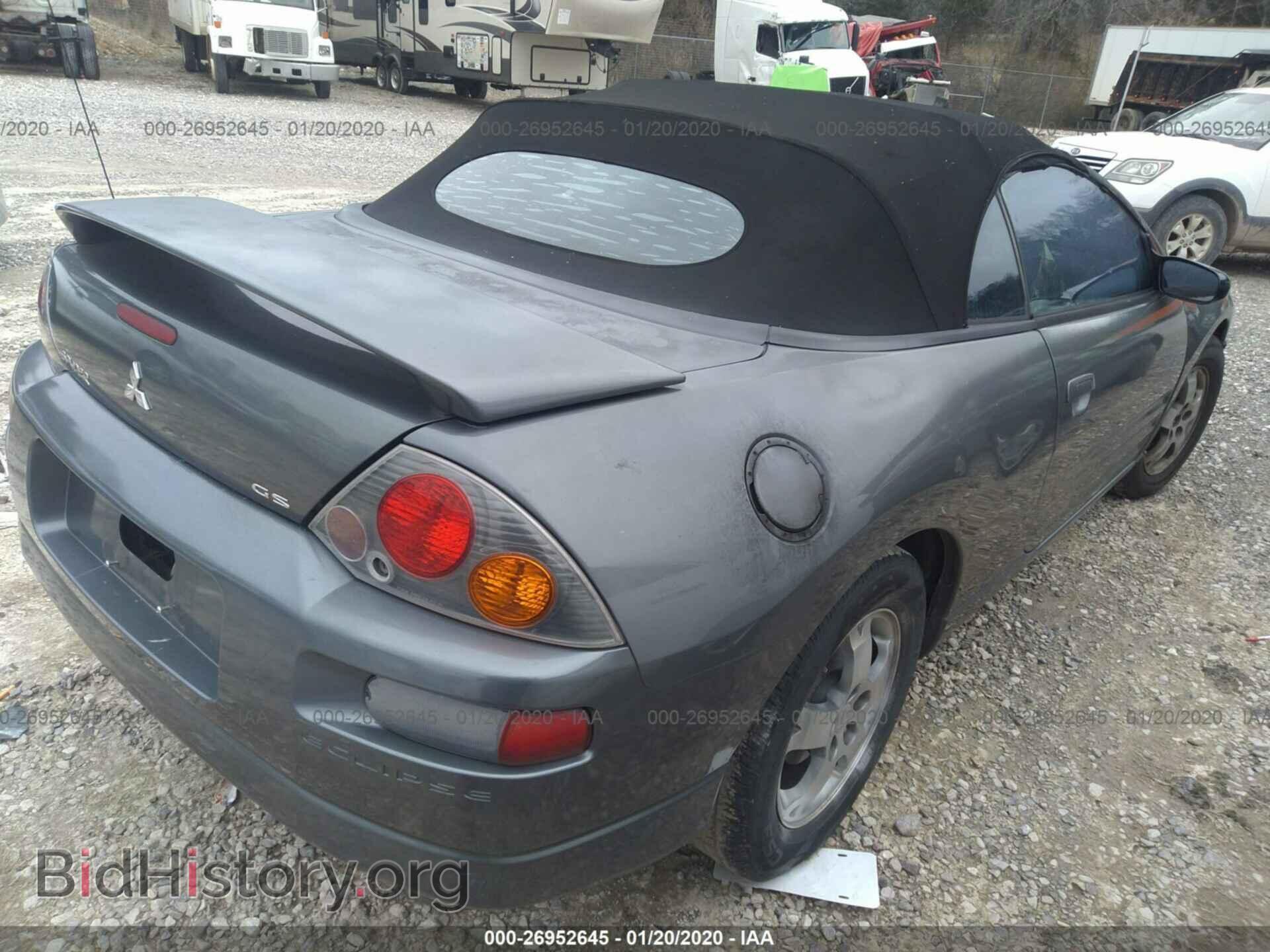 2003 MITSUBISHI ECLIPSE - VIN: 4A3AE45G53E153643 - Фото 4