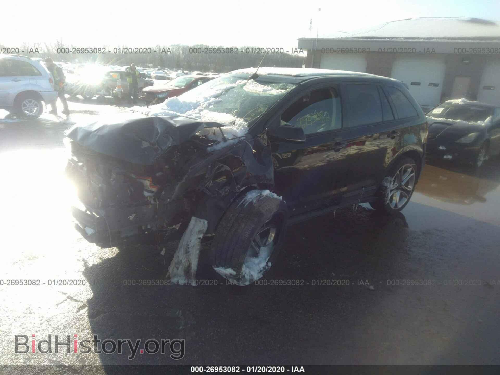 2014 FORD EDGE - VIN: 2FMDK4AK1EBB28459 - Фото 2