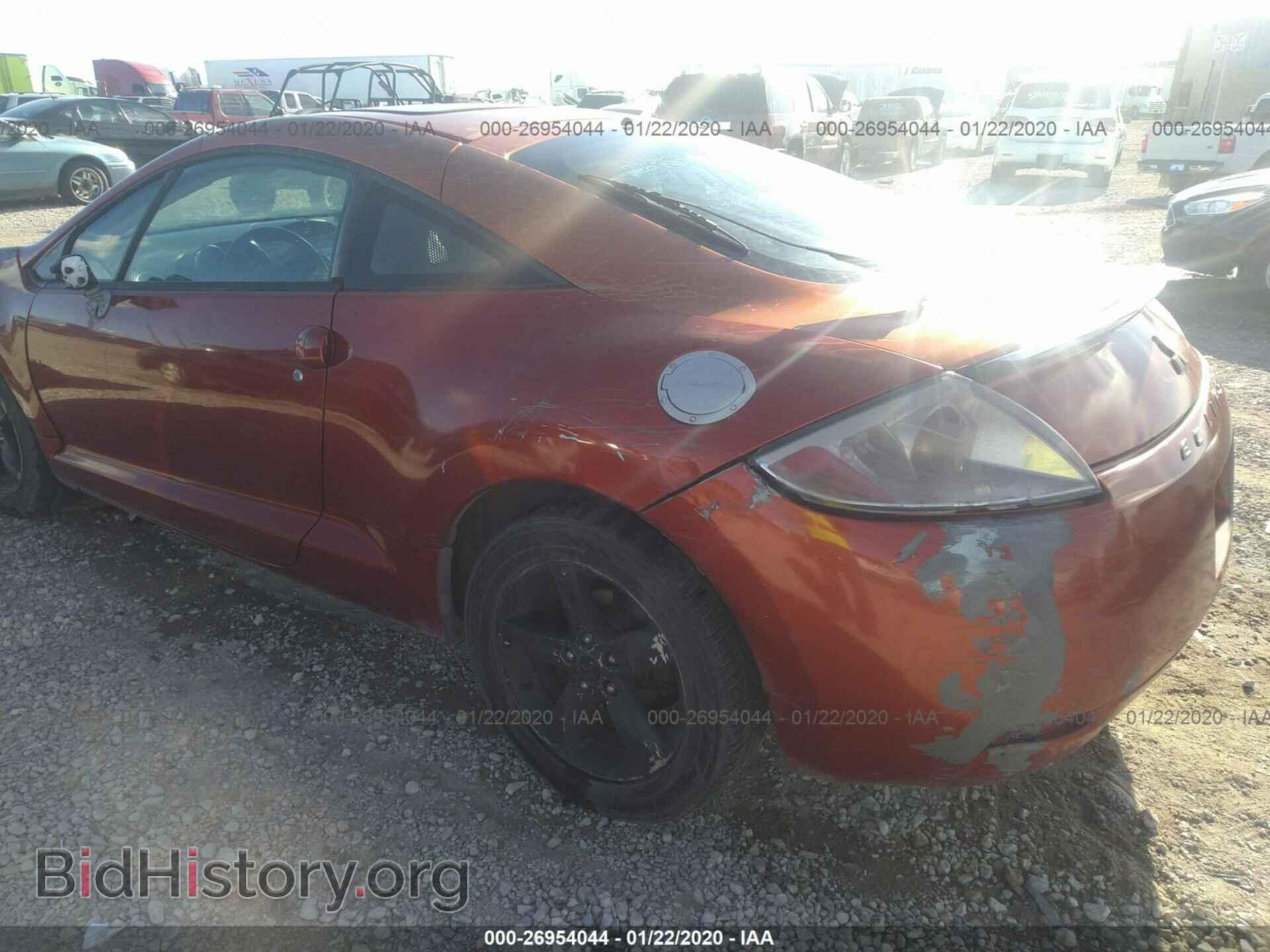 2006 MITSUBISHI ECLIPSE - VIN: 4A3AK24F86E046631 - Фото 3