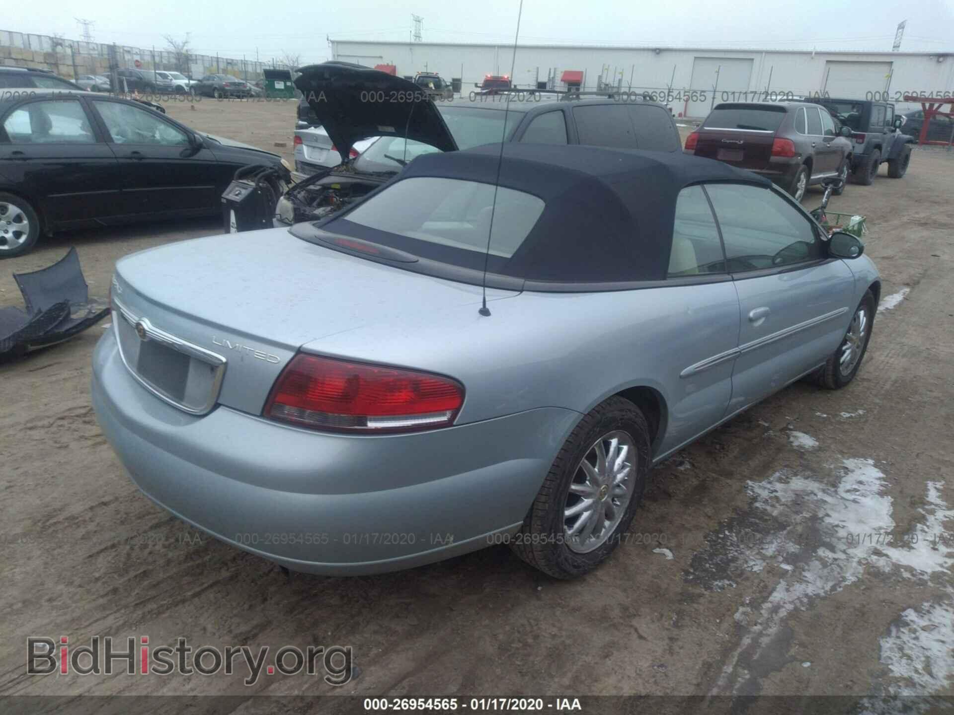 2003 CHRYSLER SEBRING - VIN: 1C3EL65R53N548028 - Фото 4