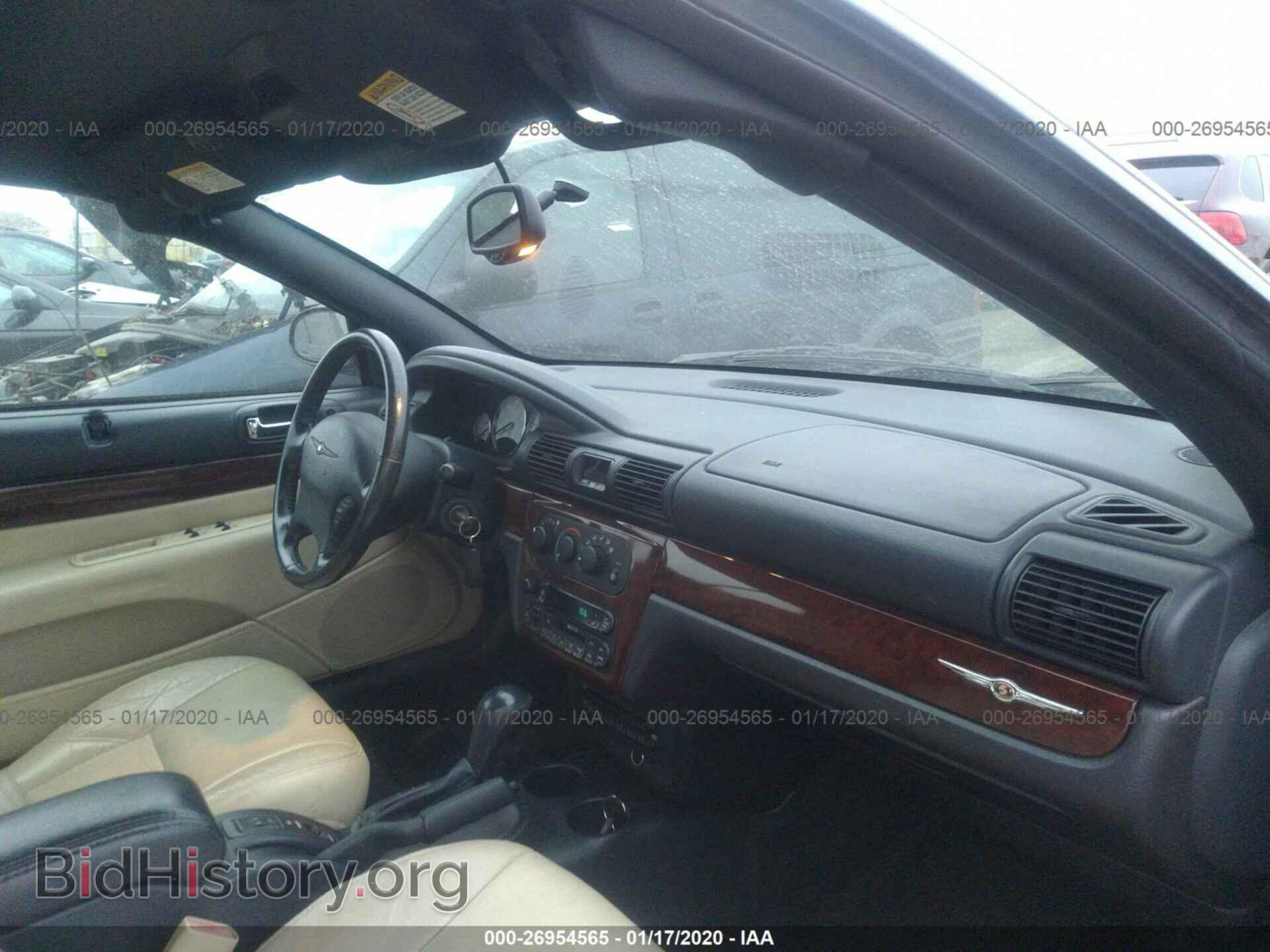 2003 CHRYSLER SEBRING - VIN: 1C3EL65R53N548028 - Фото 5