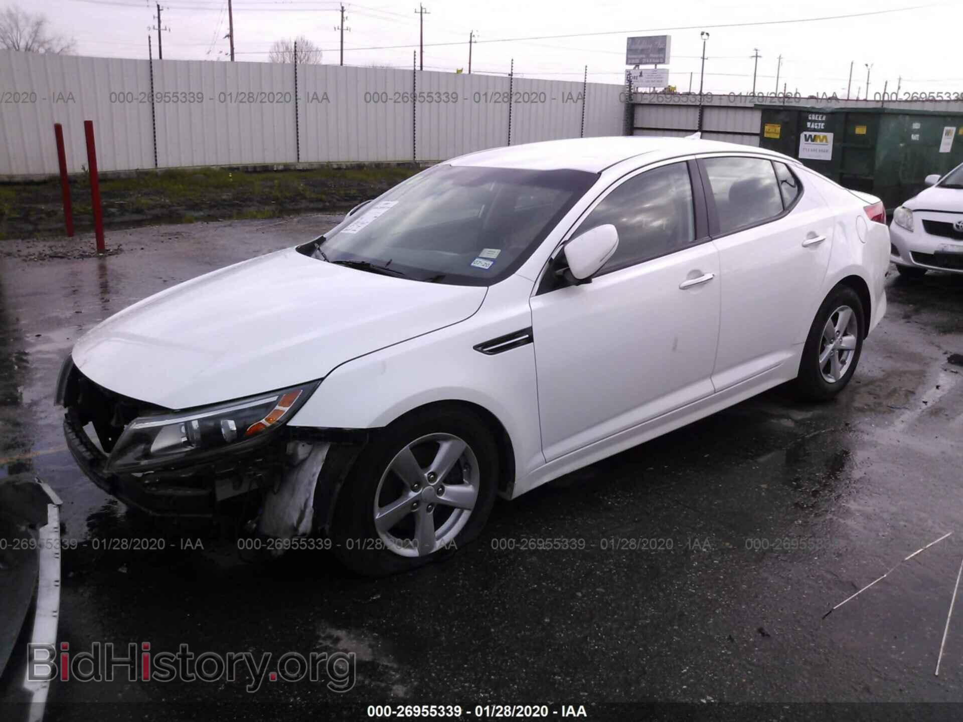 2015 KIA OPTIMA - VIN: KNAGM4A73F5593142 - Photo 2