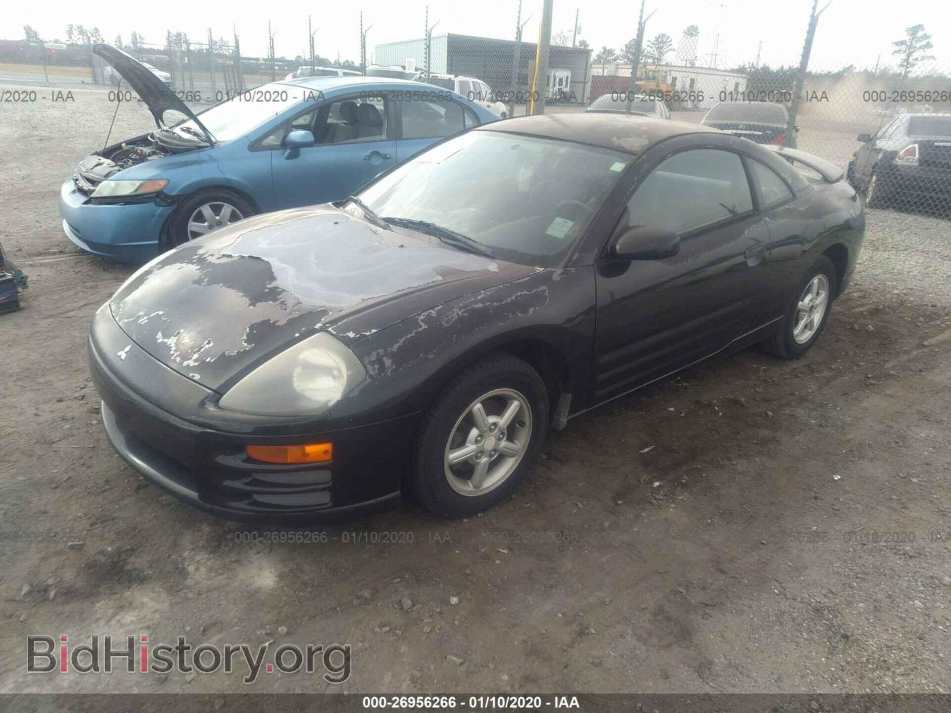 2002 MITSUBISHI ECLIPSE - VIN: 4A3AC34G82E082955 - Фото 2