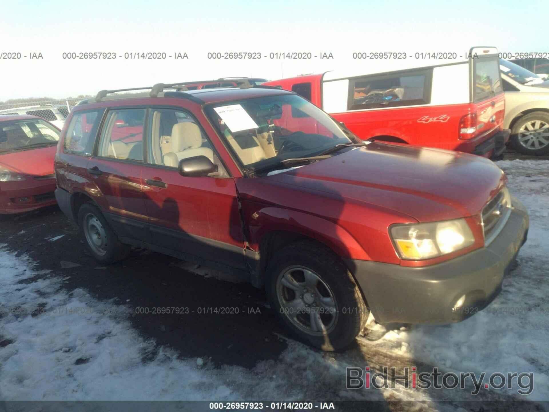 Photo JF1SG636X3H750119 - SUBARU FORESTER 2003