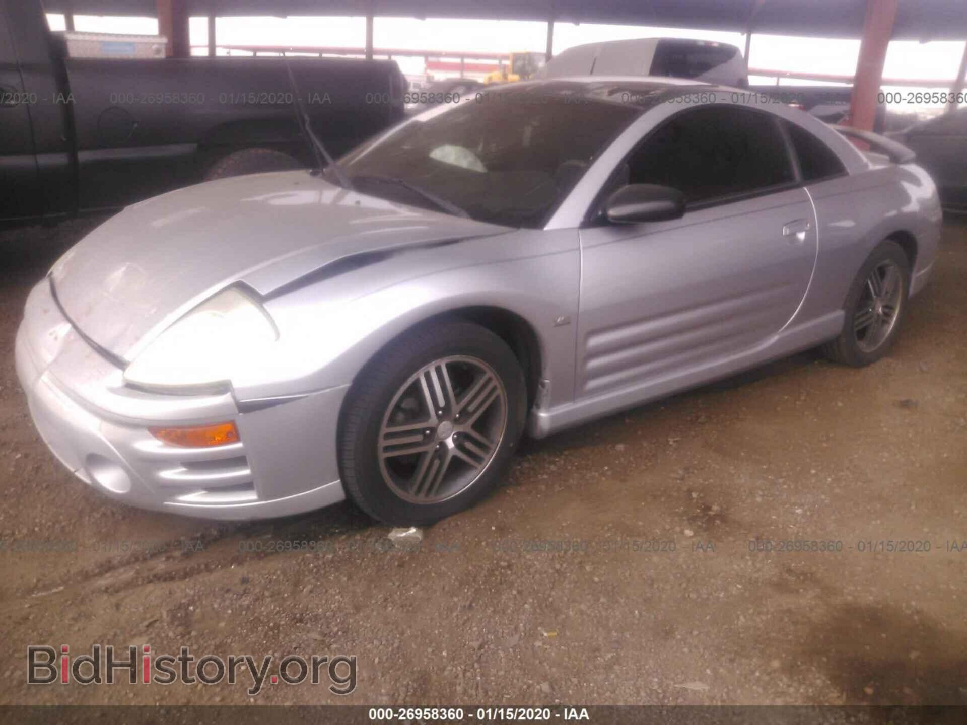 2003 MITSUBISHI ECLIPSE - VIN: 4A3AC74H83E103997 - Фото 2