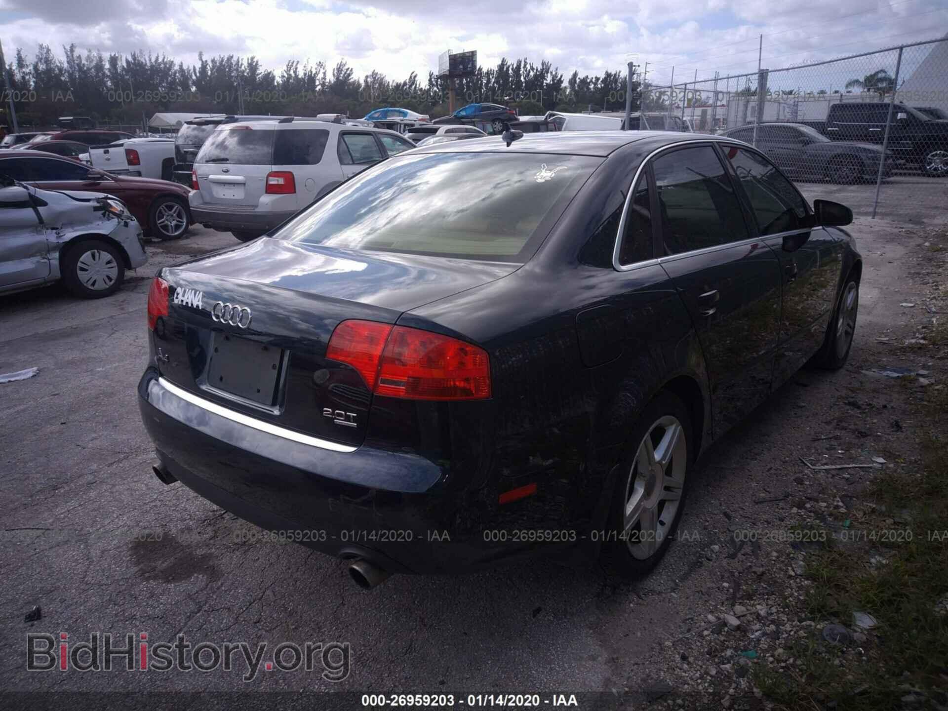 2007 AUDI A4 - VIN: WAUDF78E77A040375 - Фото 4