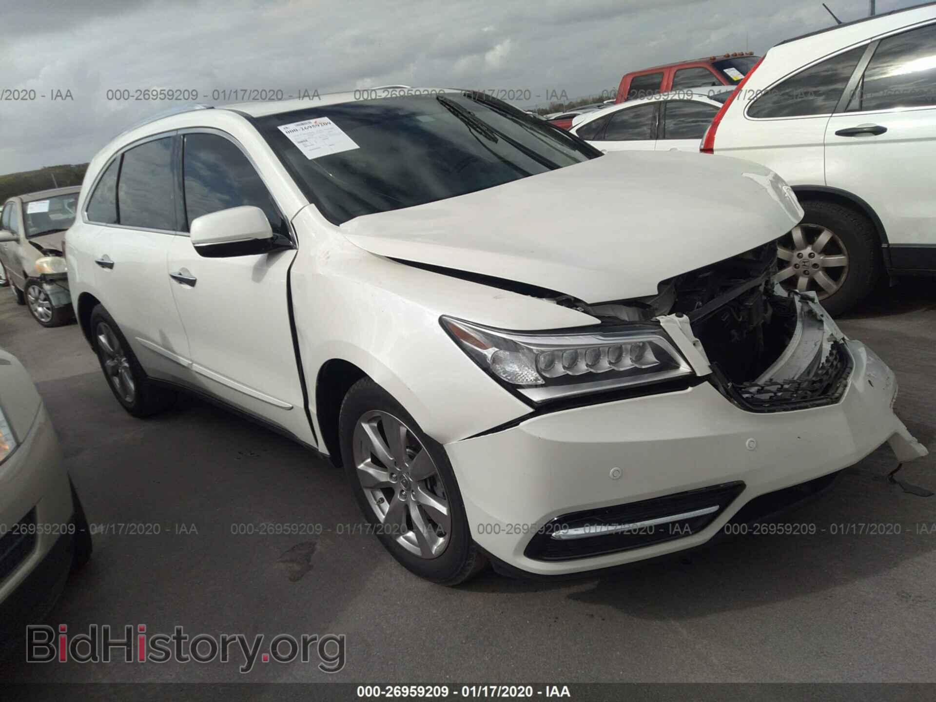 Photo 5FRYD3H91GB016133 - ACURA MDX 2016