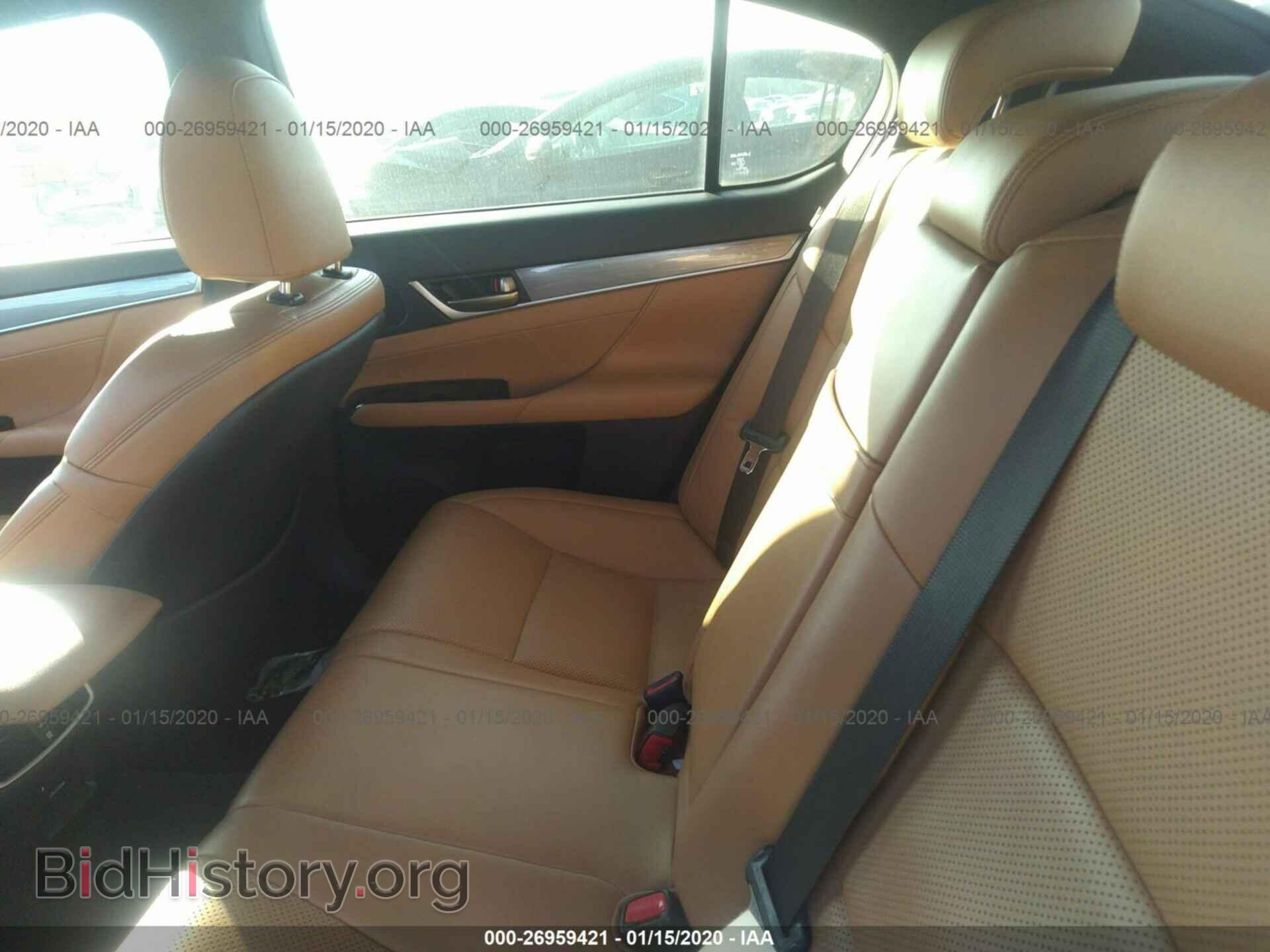 2013 LEXUS GS - VIN: JTHCE1BL6D5018506 - Фото 8