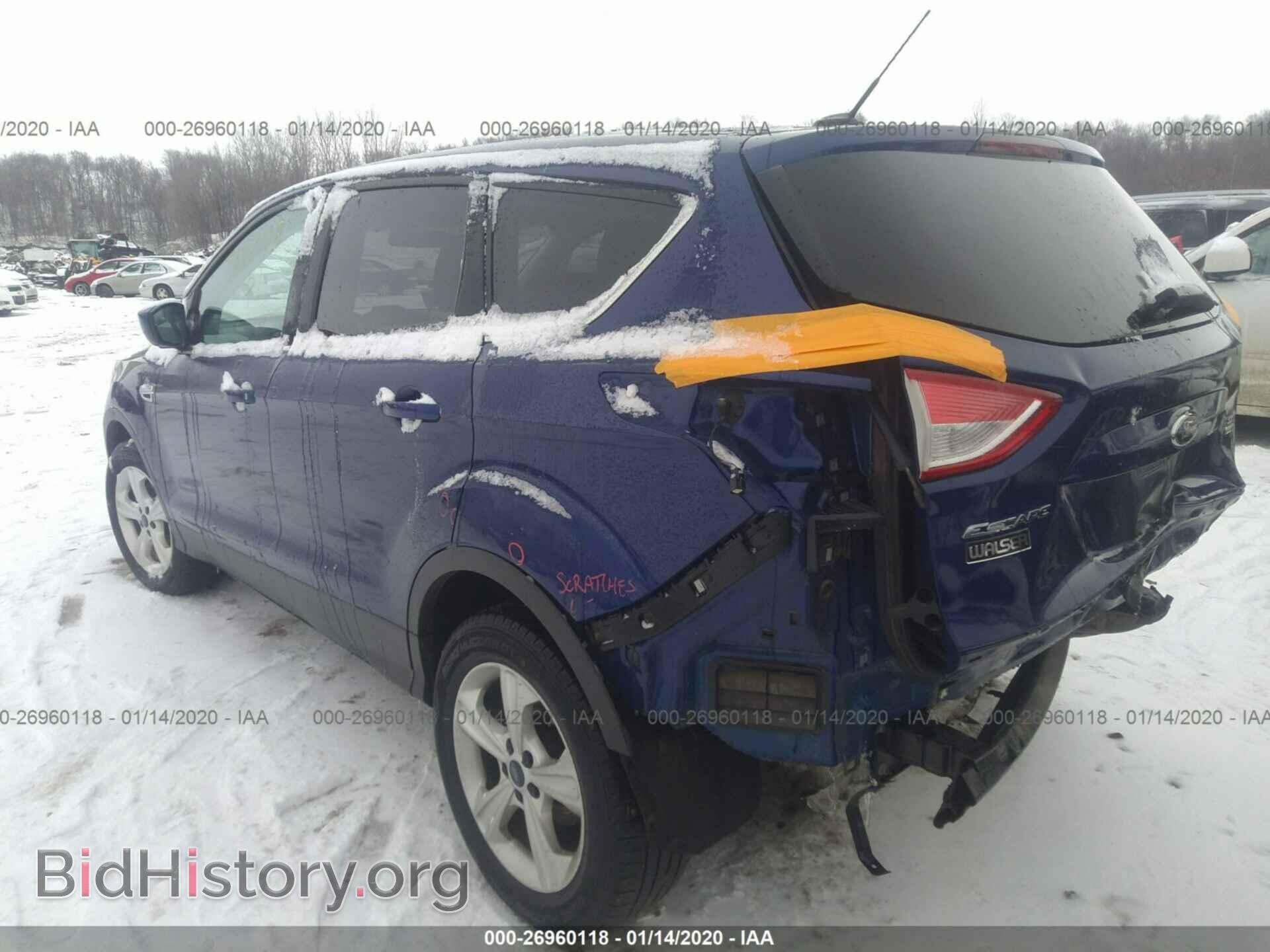 2014 FORD ESCAPE - VIN: 1FMCU9GX5EUB46737 - Фото 3