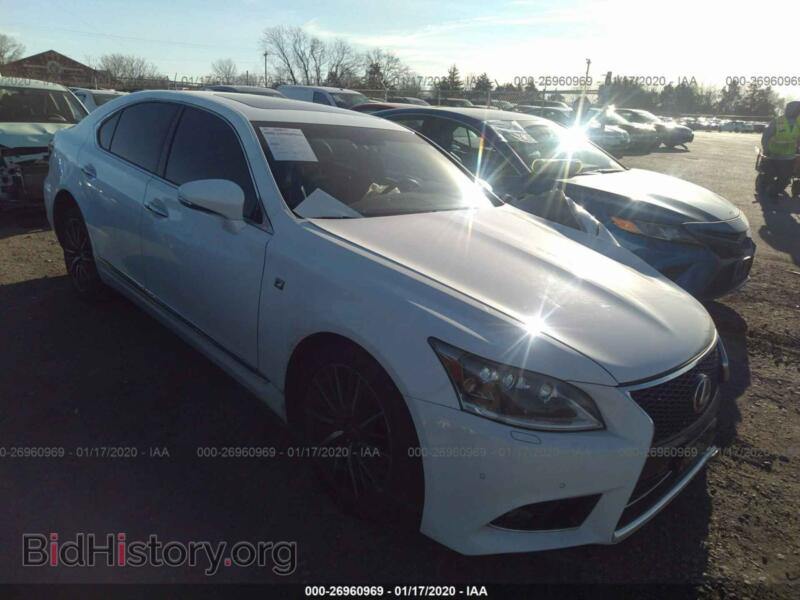 2014 Lexus LS 460 (VIN JTHCL5EF4E5020159) — photo 1 of 11, IAAI, damage: left front