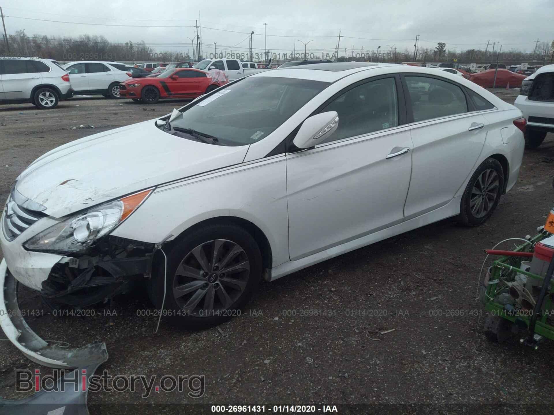 2014 HYUNDAI SONATA - VIN: 5NPEC4AC6EH831087 - Фото 2