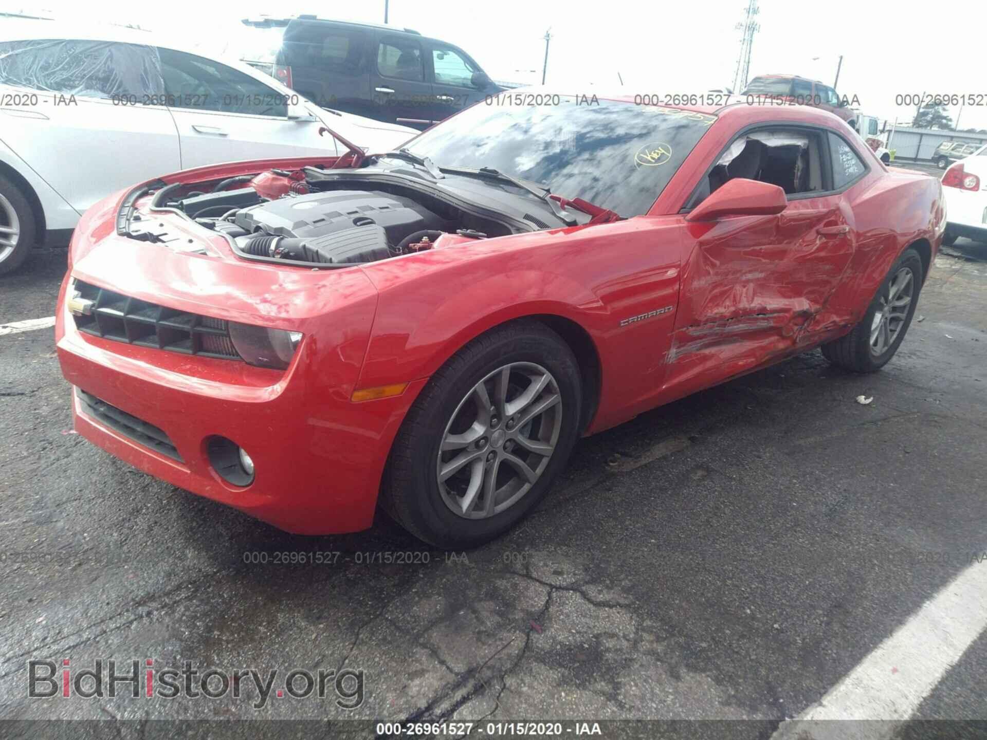2013 CHEVROLET CAMARO - VIN: 2G1FB1E31D9106412 - Фото 2