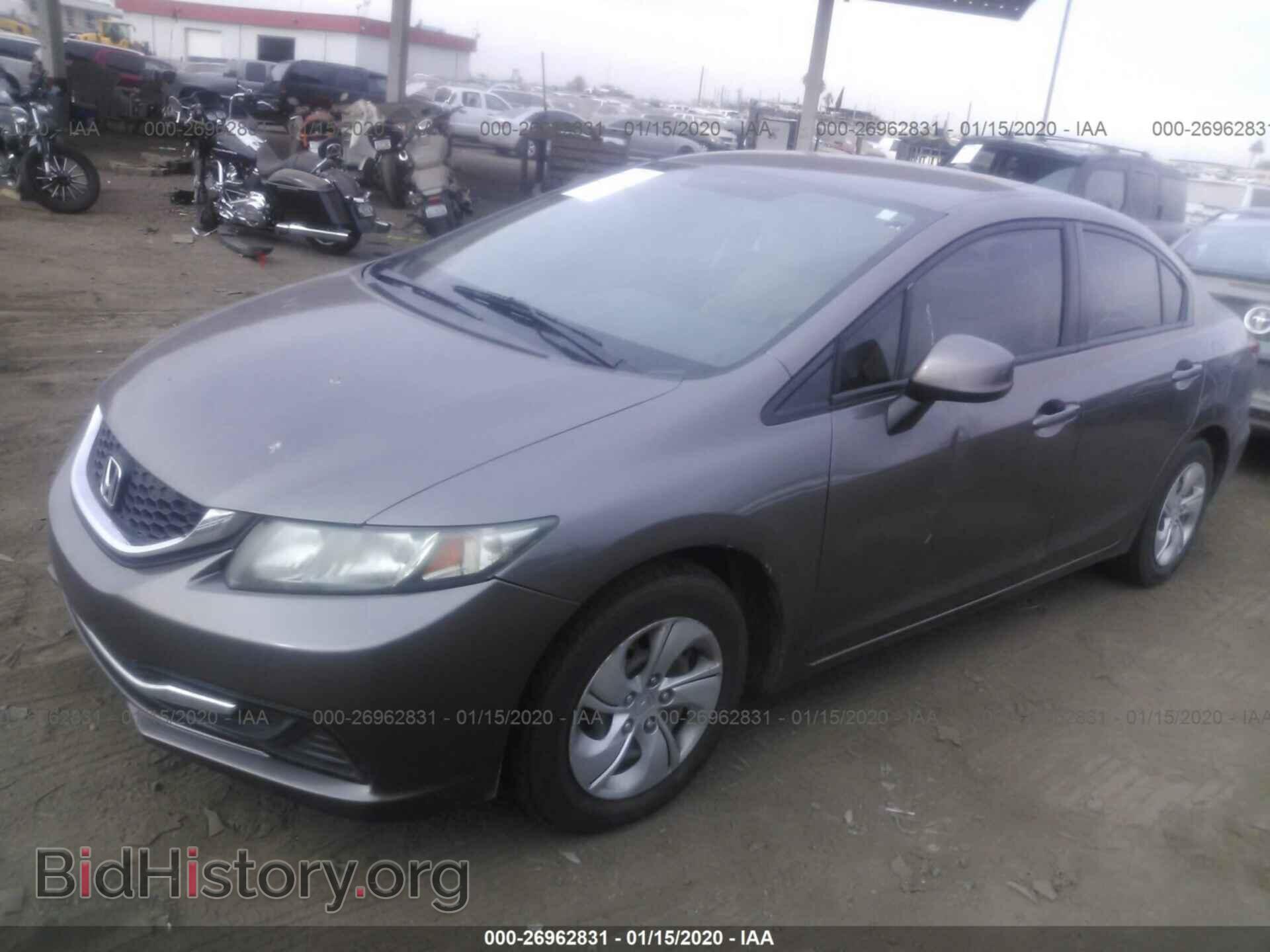 2013 HONDA CIVIC - VIN: 2HGFB2F54DH514911 - Фото 2