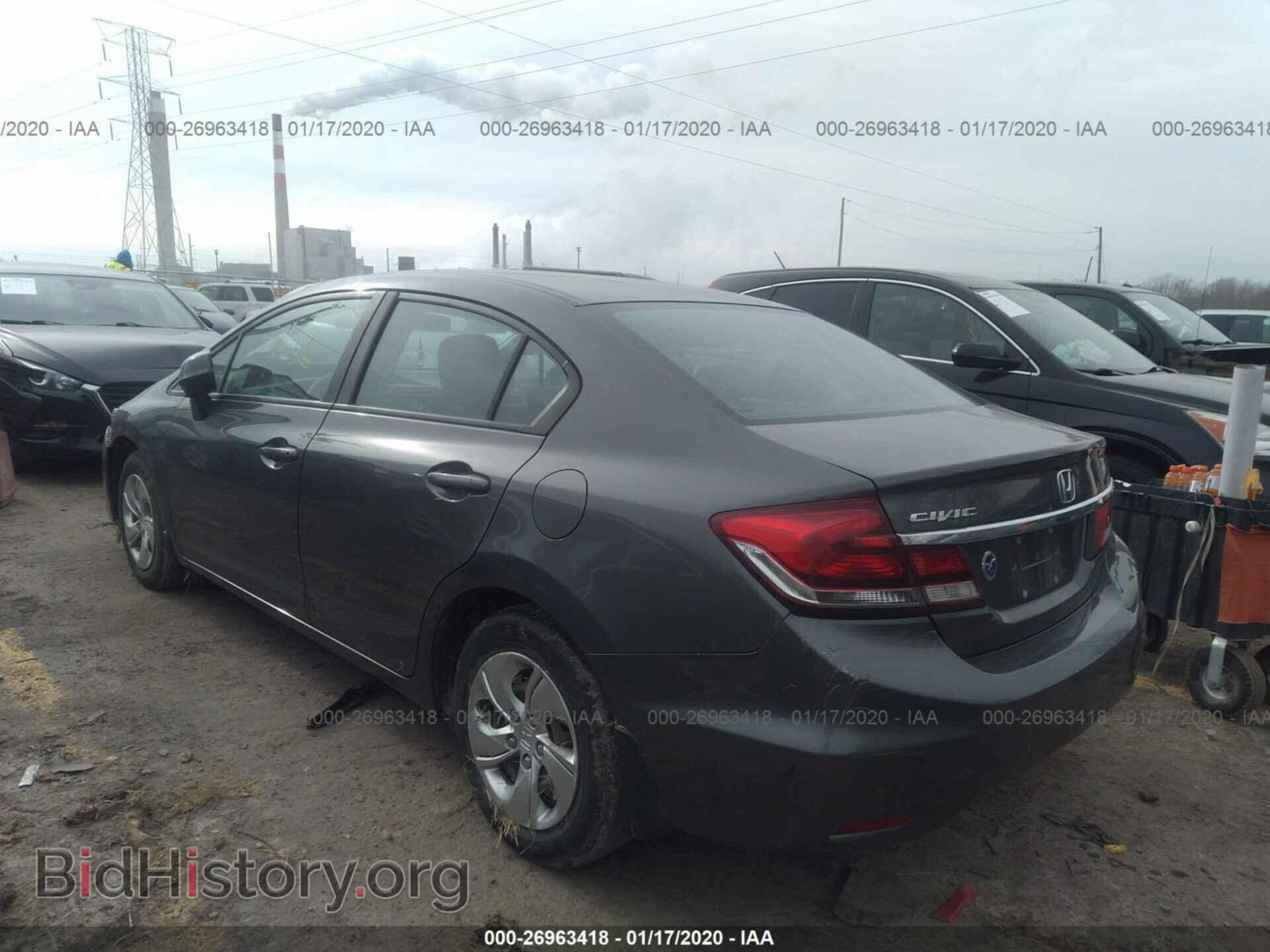 2013 HONDA CIVIC - VIN: 2HGFB2F57DH592017 - Фото 3