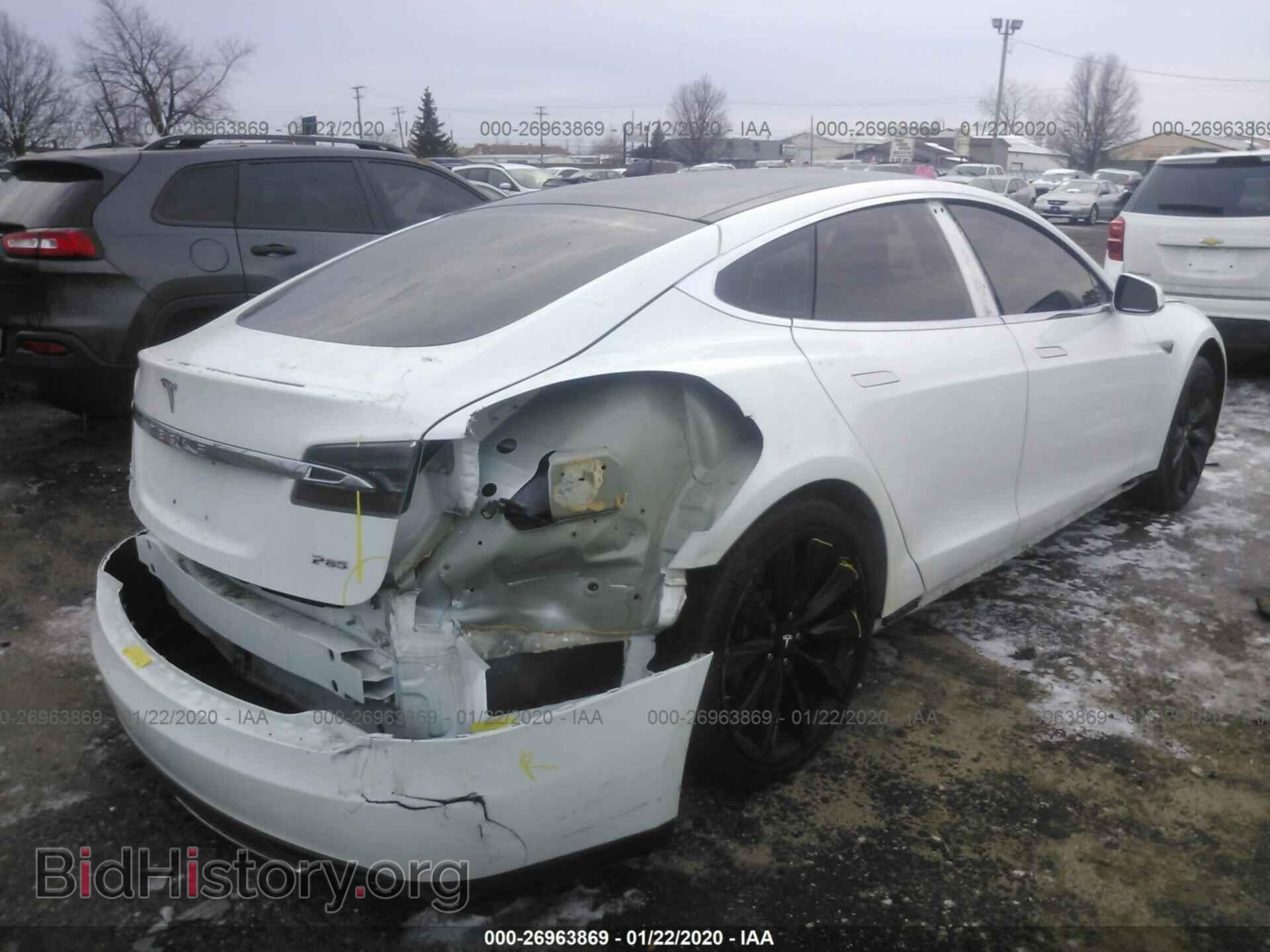 2012 TESLA MODEL S - VIN: 5YJSA1DP8CFP01233 - Photo 4