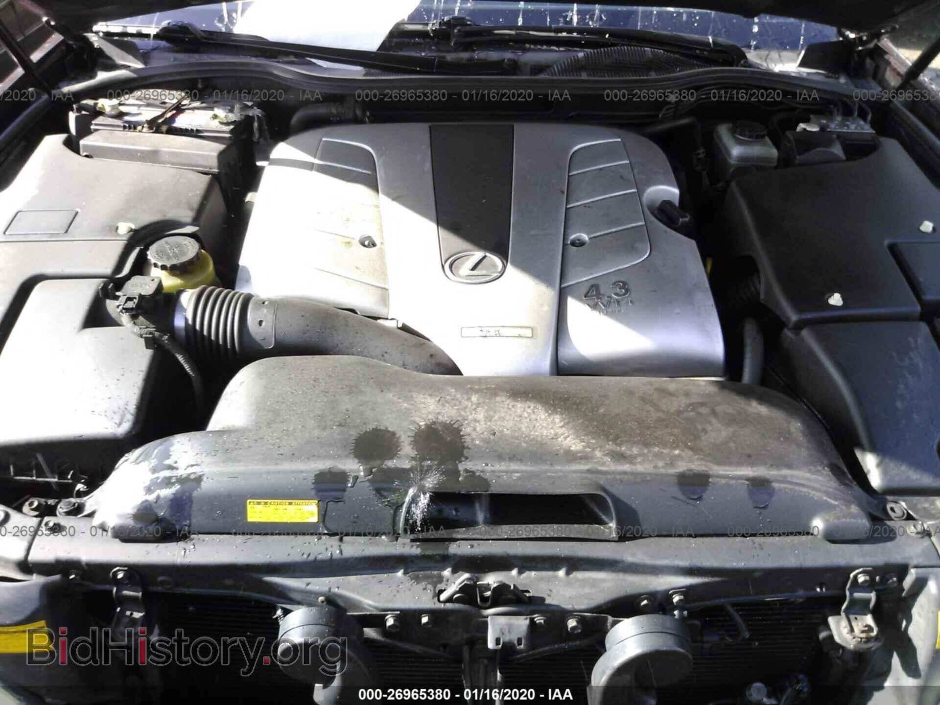 2003 LEXUS LS - VIN: JTHBN30F930117031 - Фото 10