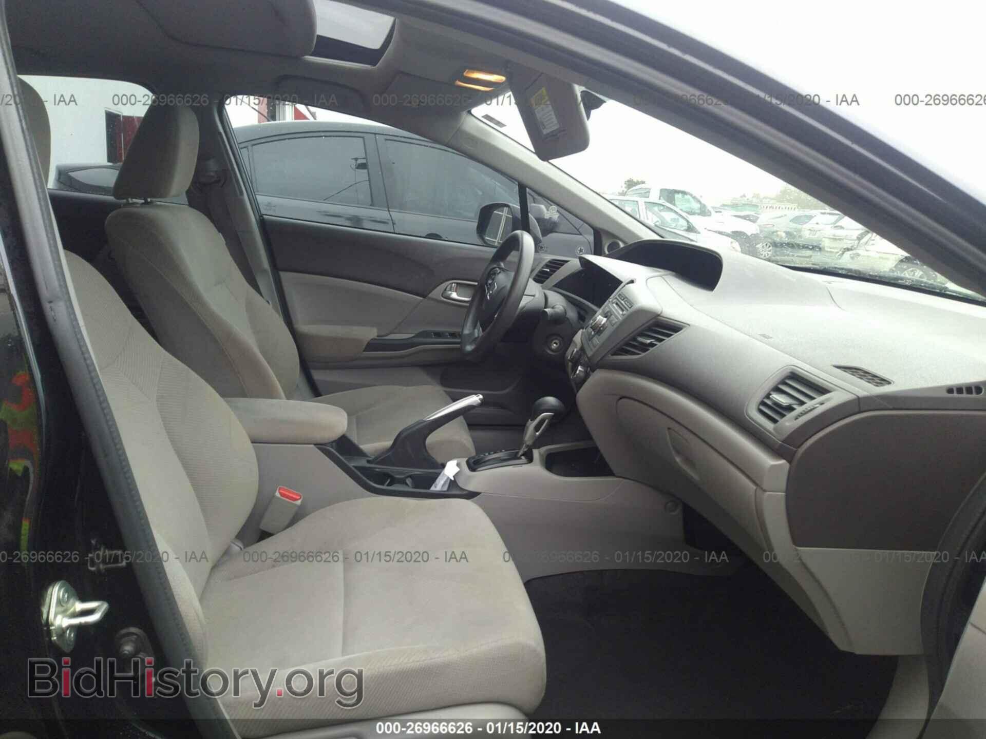 2012 HONDA CIVIC - VIN: 19XFB2F81CE064864 - Фото 5