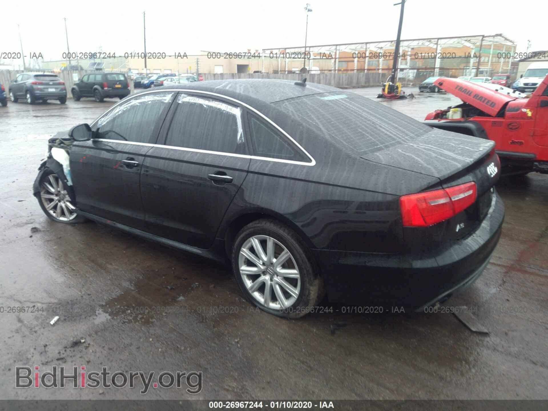 2012 AUDI A6 - VIN: WAUHGAFC9CN095829 - Фото 3