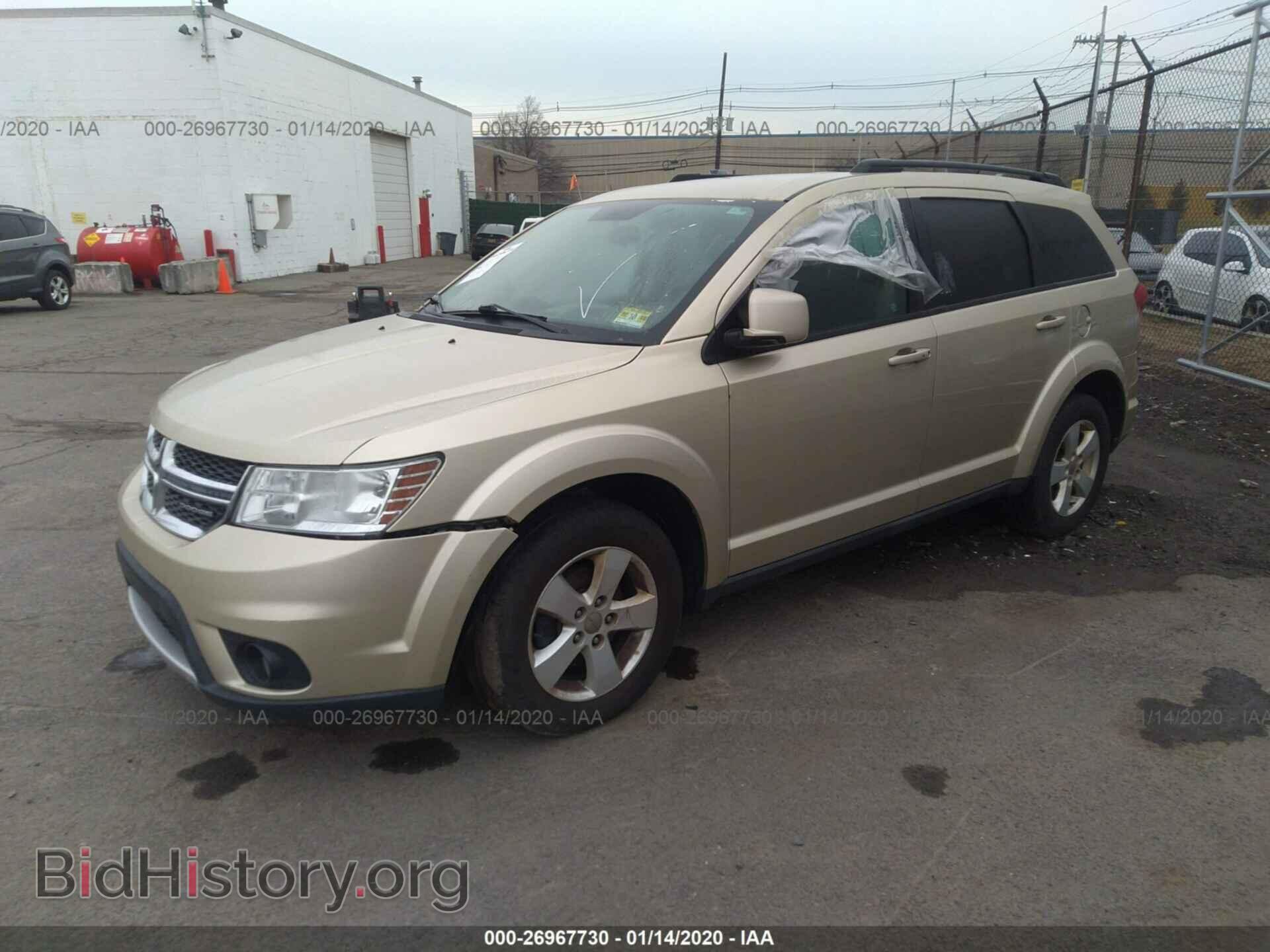 2011 DODGE JOURNEY - VIN: 3D4PH1FG1BT567943 - Фото 2
