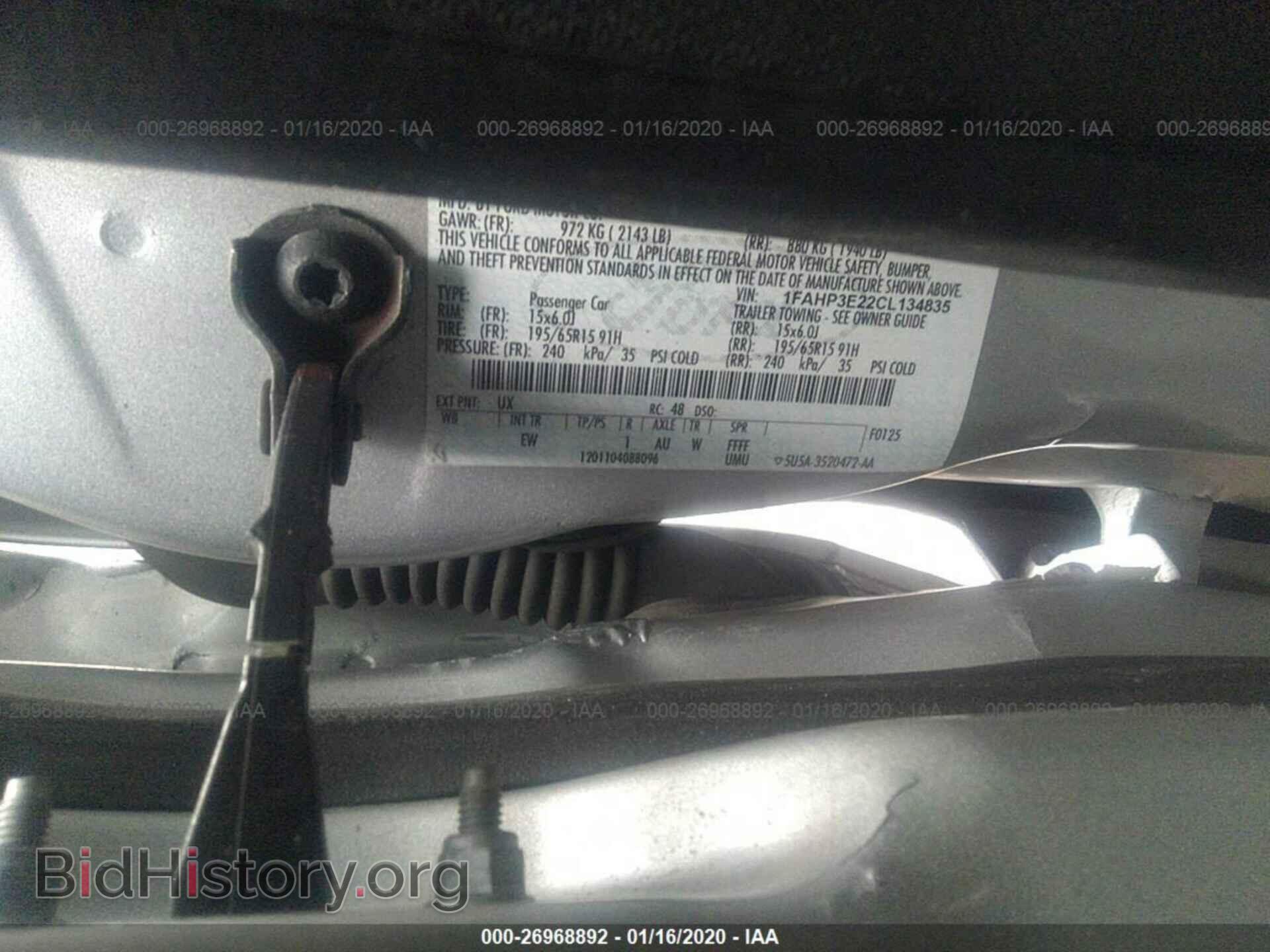 2012 FORD FOCUS - VIN: 1FAHP3E22CL134835 - Photo 9