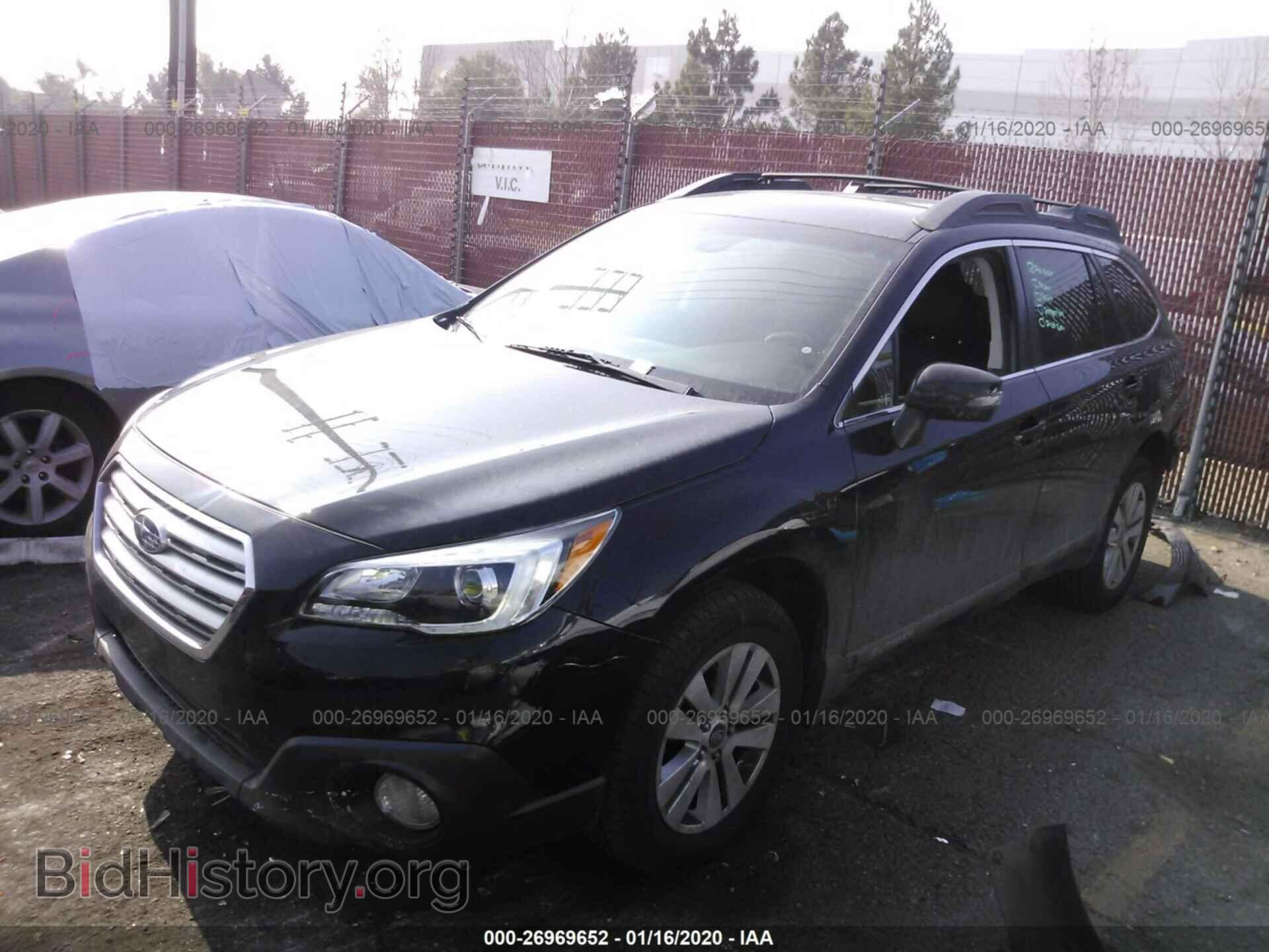 2016 SUBARU OUTBACK - VIN: 4S4BSAFC5G3257766 - Фото 2