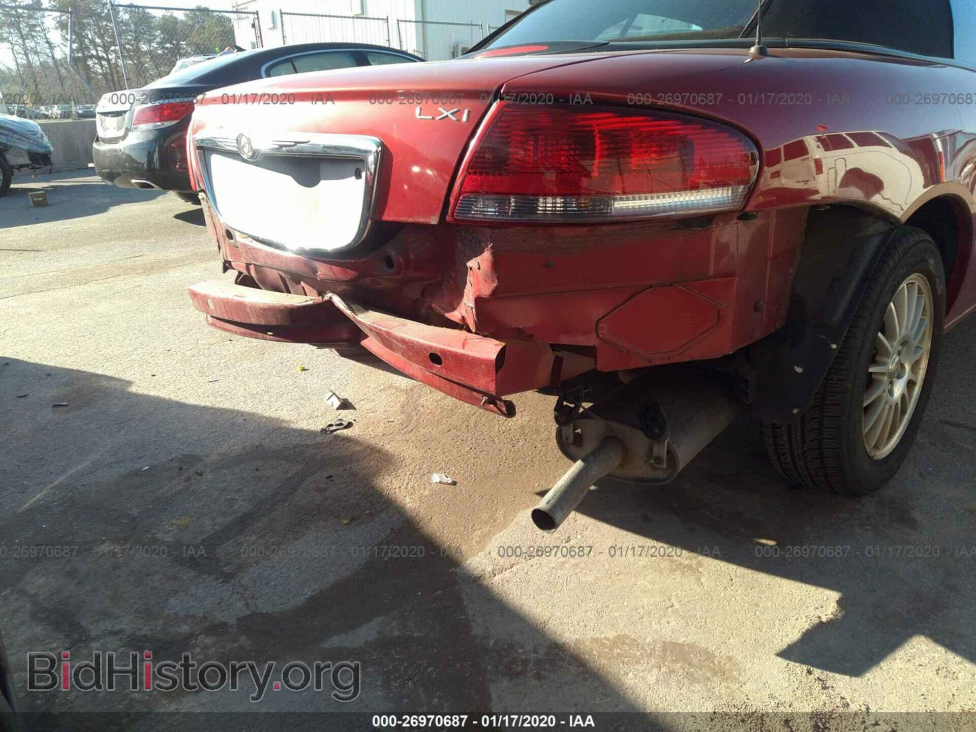 2004 CHRYSLER SEBRING - VIN: 1C3EL55R74N186344 - Photo 6