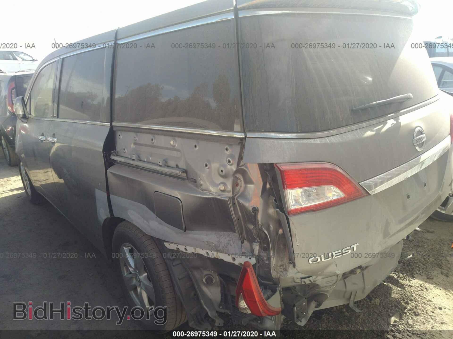 2012 NISSAN QUEST - VIN: JN8AE2KP9C9044305 - Фото 3