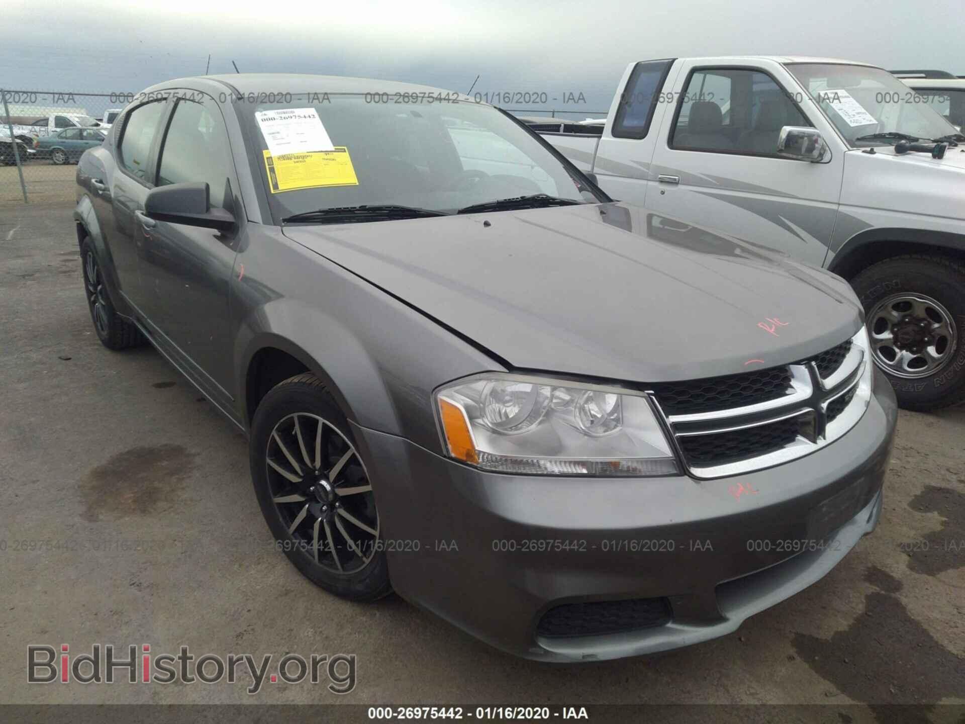 Photo 1C3CDZAB0CN230896 - DODGE AVENGER 2012