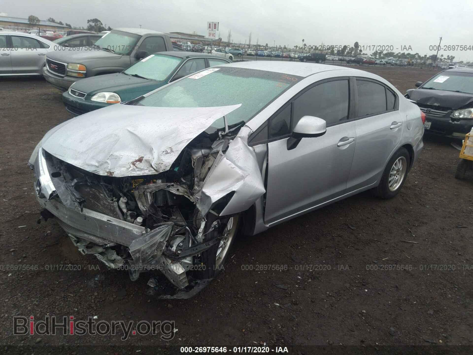 2012 HONDA CIVIC - VIN: 19XFB2F52CE355878 - Фото 2