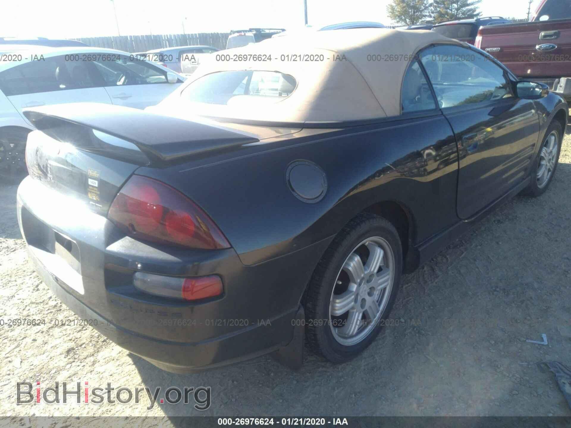 2001 MITSUBISHI ECLIPSE - VIN: 4A3AE85H01E050496 - Фото 4