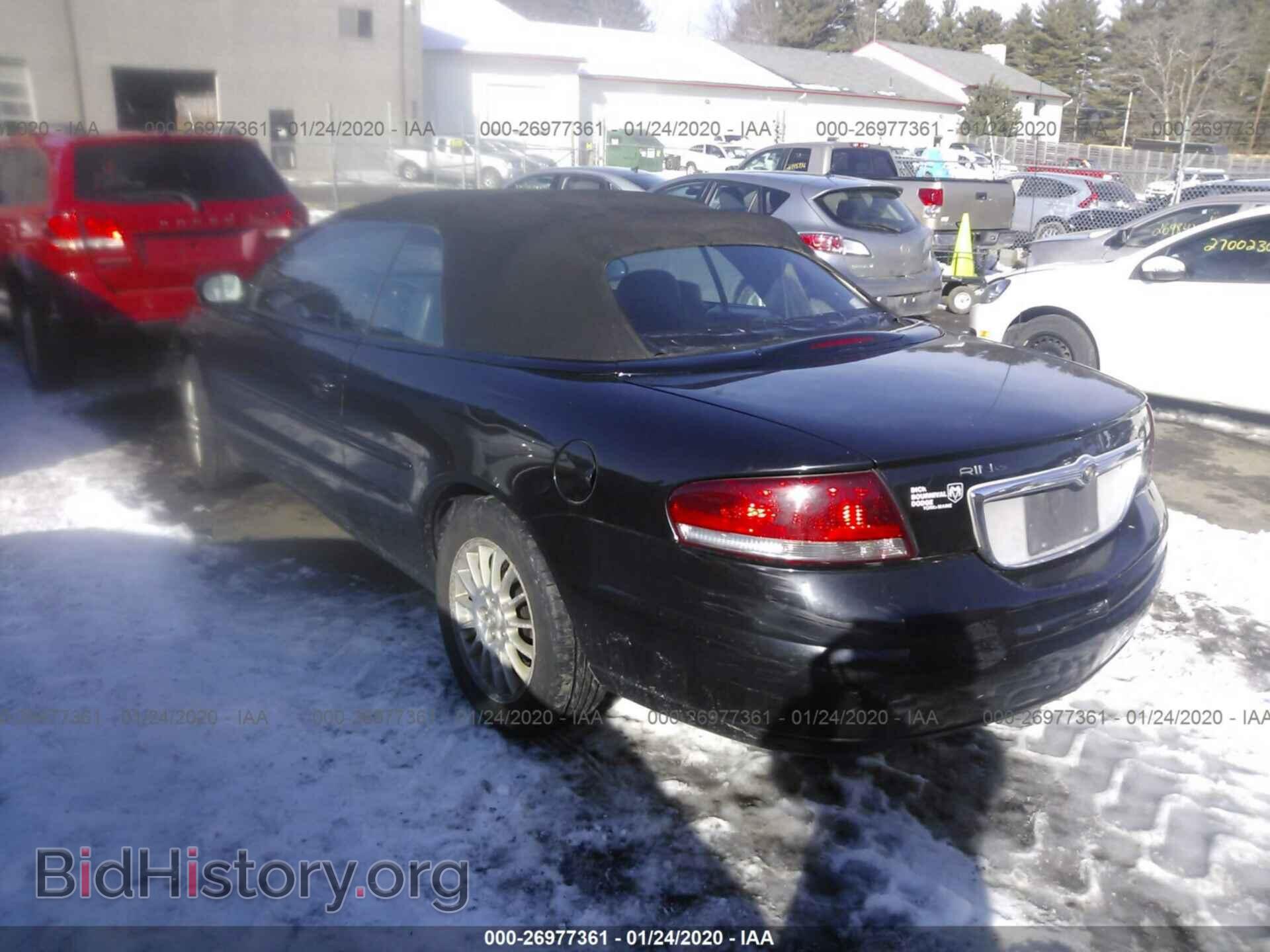 2004 CHRYSLER SEBRING - VIN: 1C3EL55R44N360189 - Фото 3