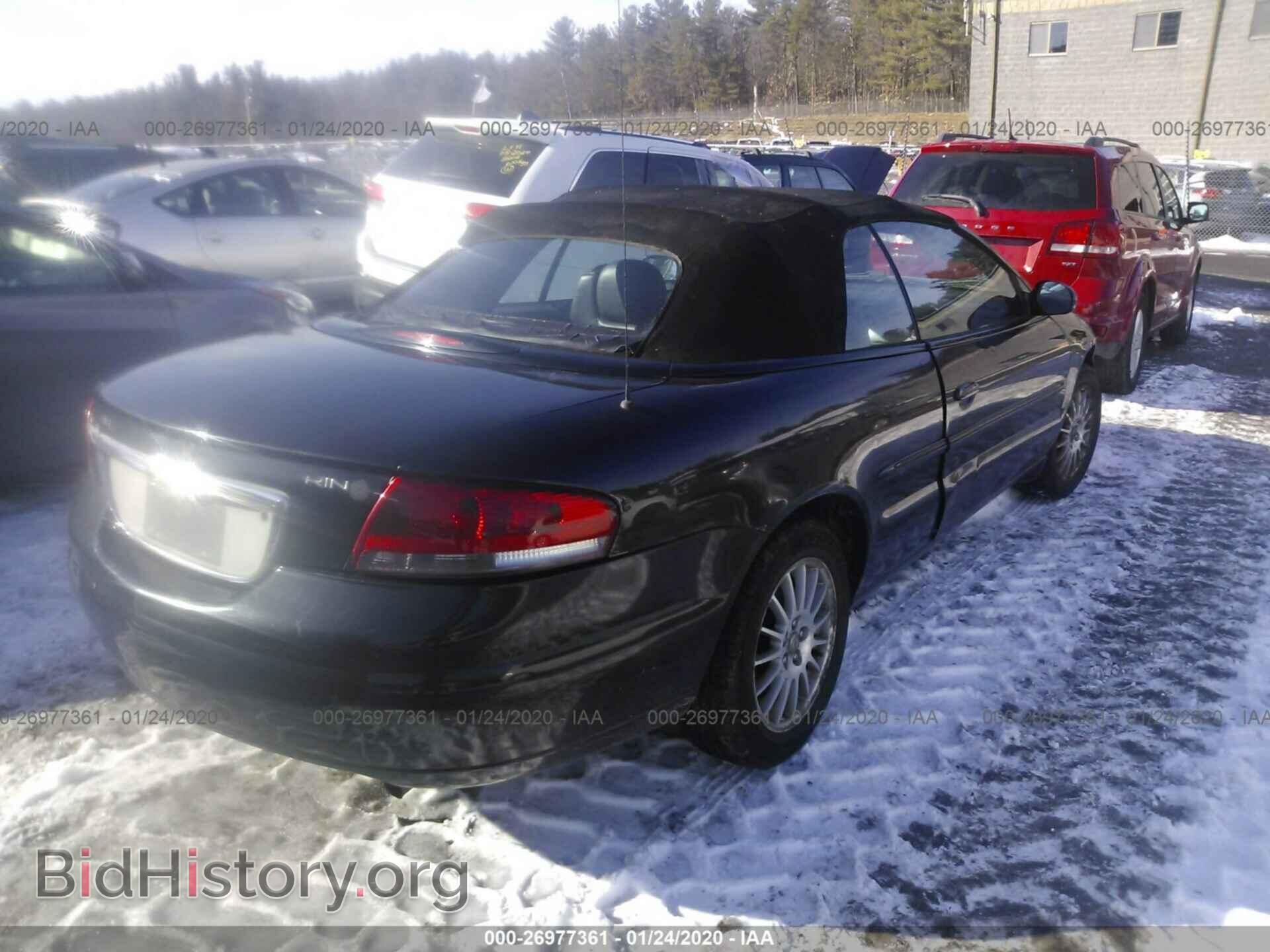 2004 CHRYSLER SEBRING - VIN: 1C3EL55R44N360189 - Фото 4