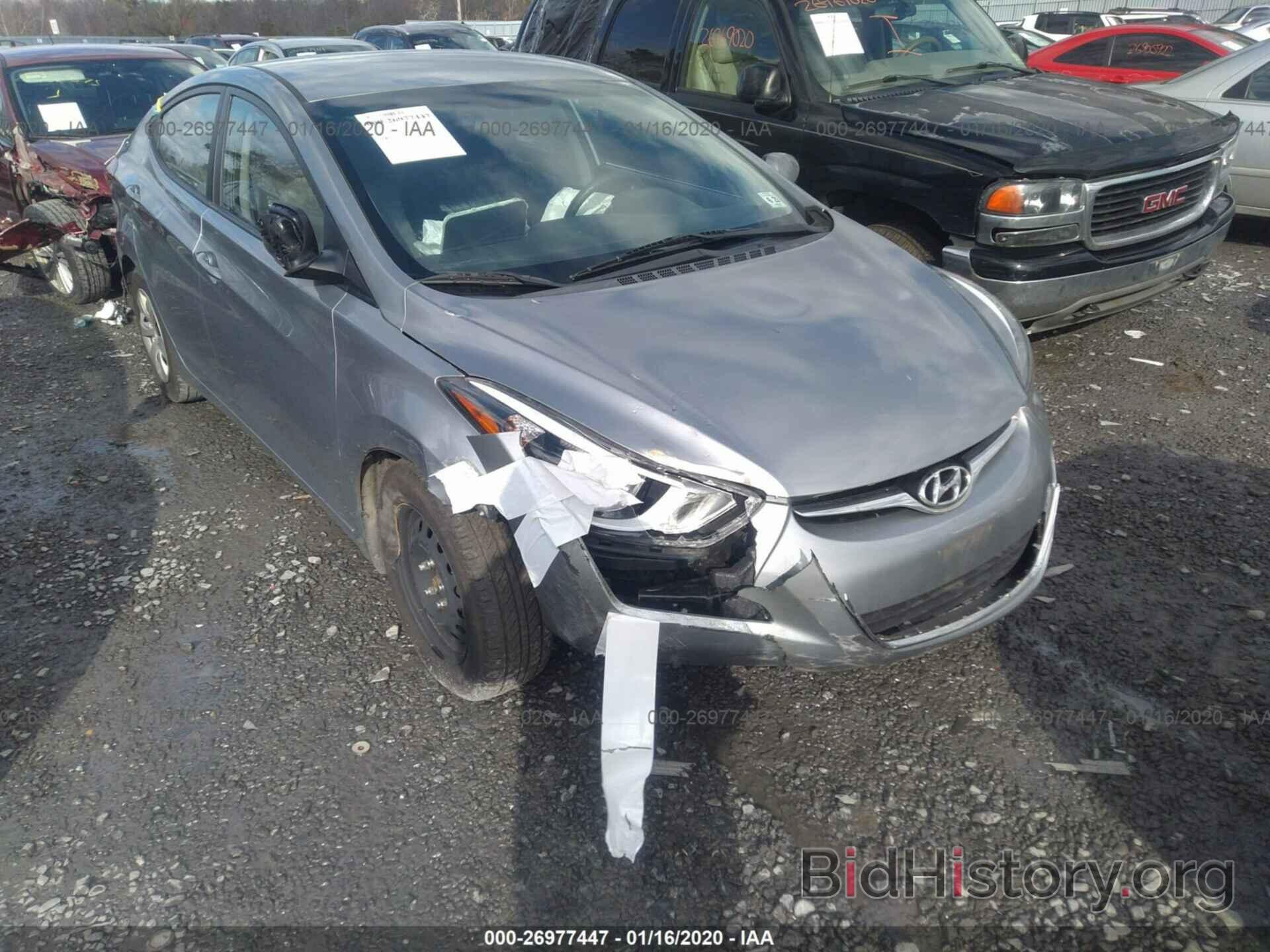 Фотография 5NPDH4AE8GH678973 - HYUNDAI ELANTRA 2016